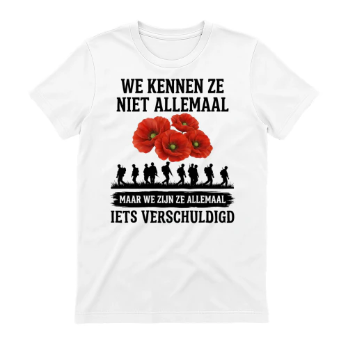 NL-WE KENNEN ZE NIET ALLEMAAL MAAR WE ZIJN ZE ALLEMAAL IETS VERSCHULDIGD