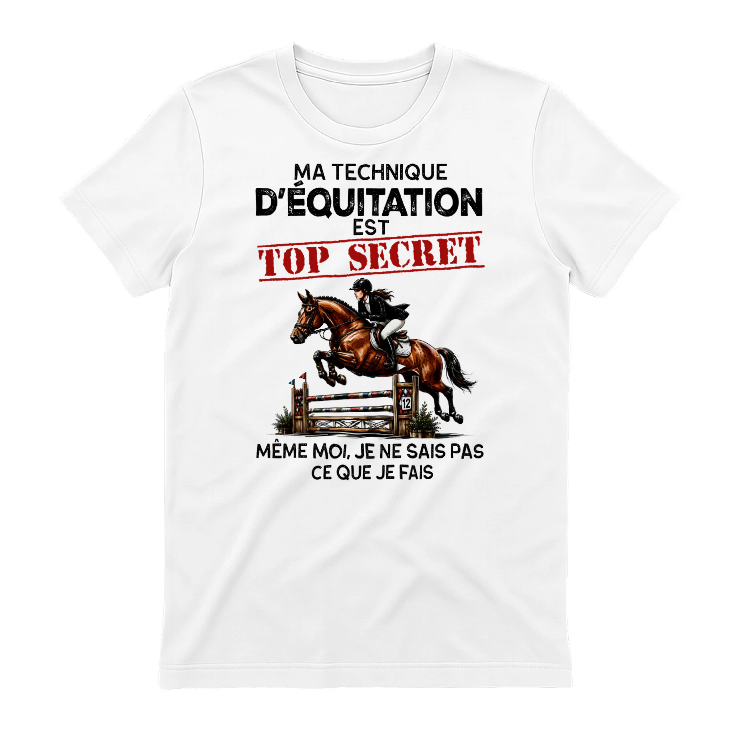 FR-My horse riding technique is top secret, even I don't know what I am doing