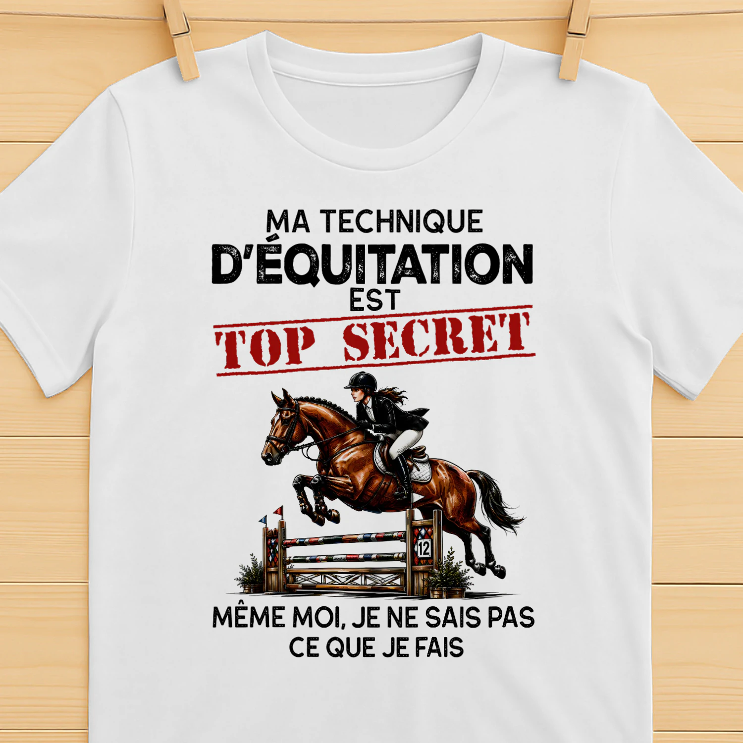 FR-My horse riding technique is top secret, even I don't know what I am doing
