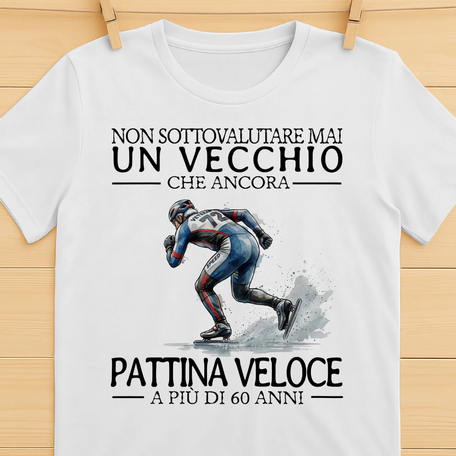 IT-NON SOTTOVALUTARE MAI UN VECCHIO CHE ANCORA PATTINA VELOCE A PIÙ DI 60 ANNI