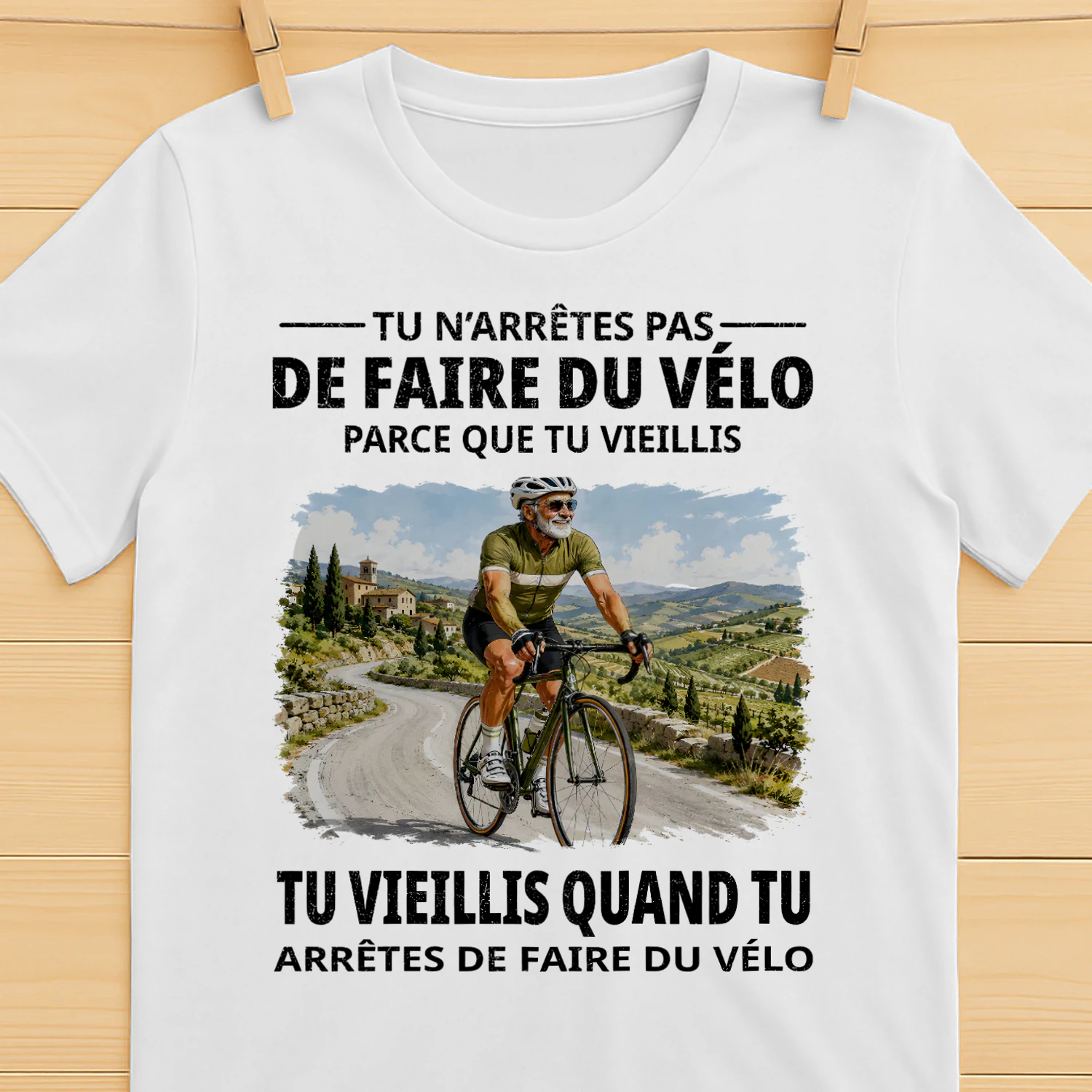 FR-You grow old when you stop riding a bike