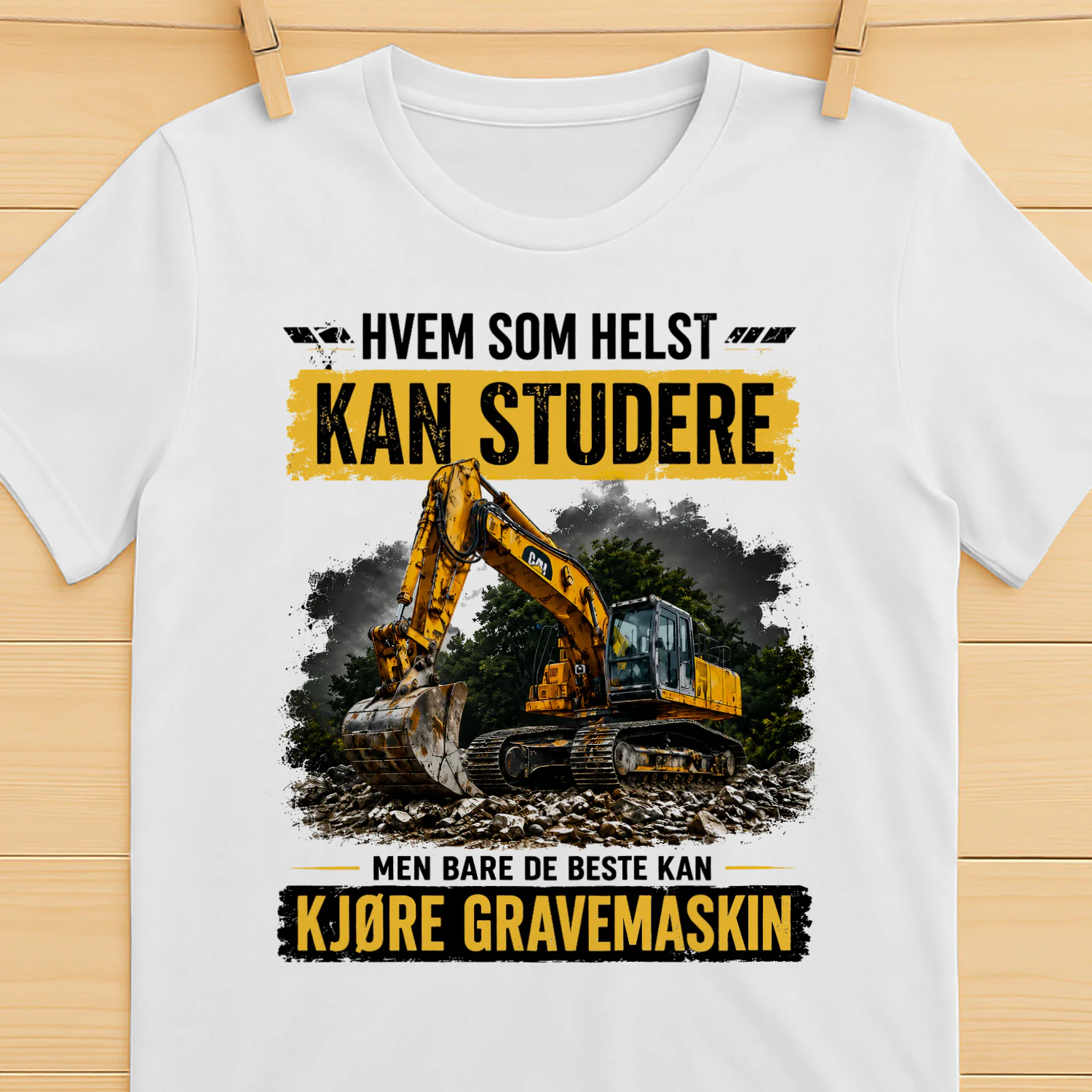NO-Anyone can study, but only the best can drive an excavator