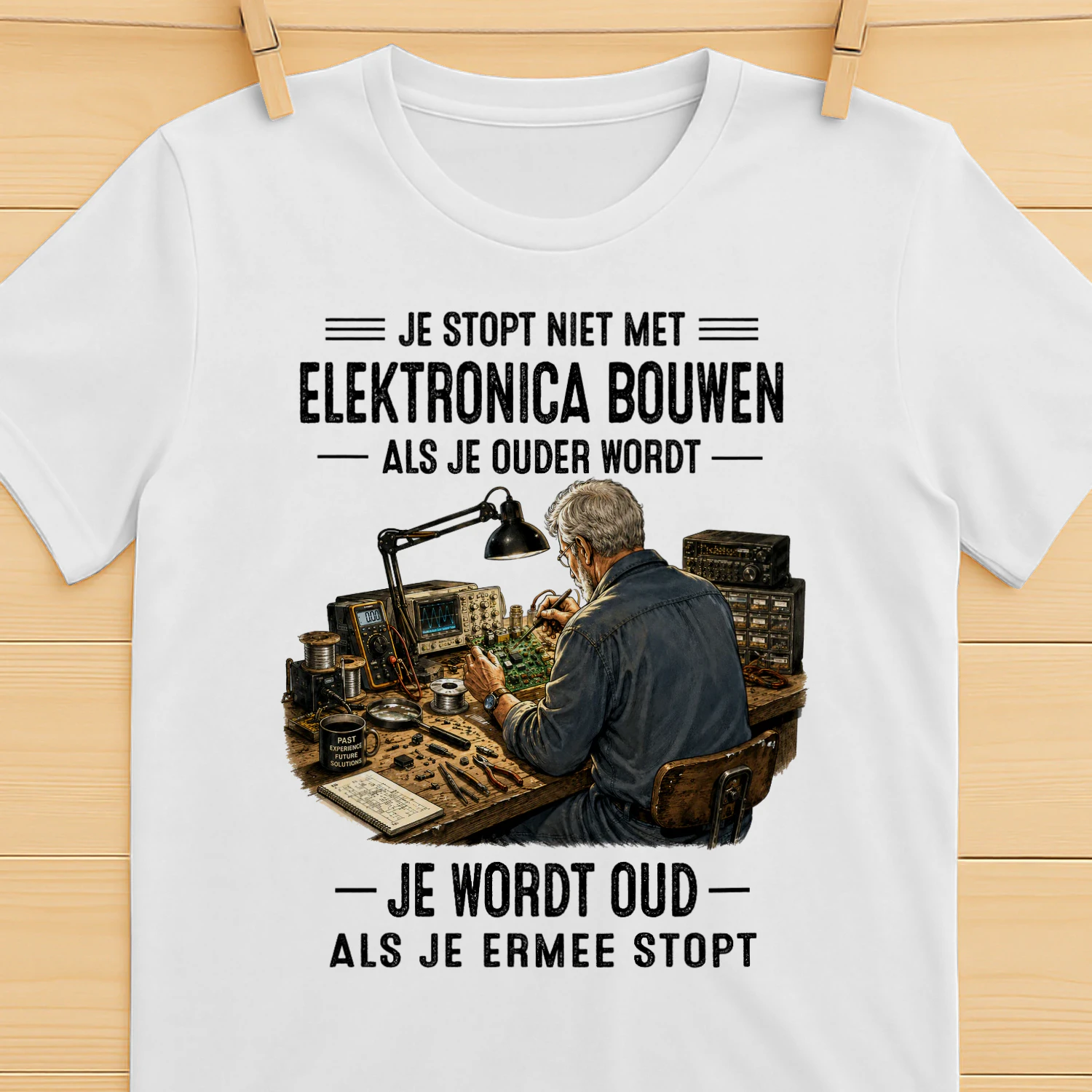 NL-You don't stop building electronics when you get old. You get old when you stop building