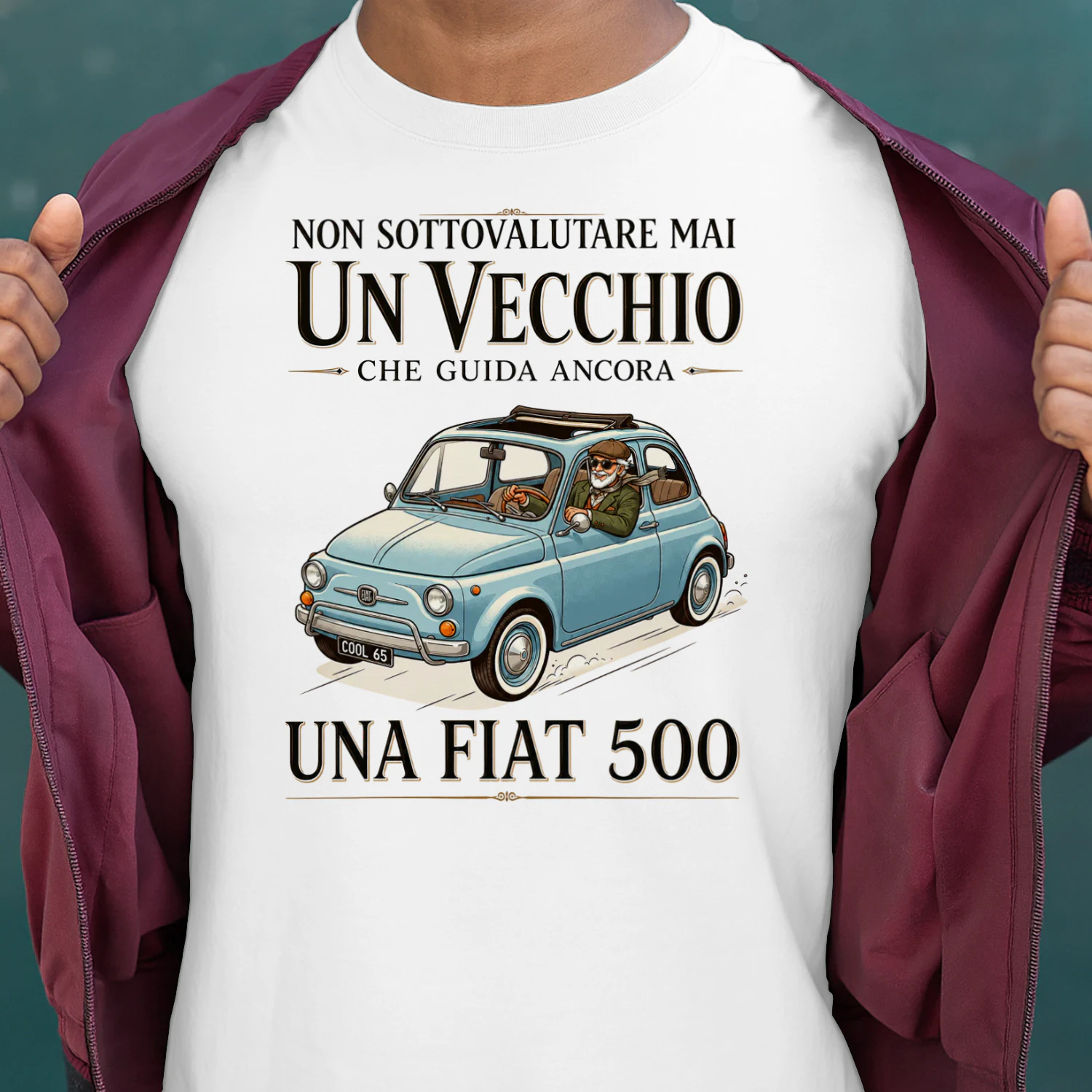 IT-Never underestimate an old man who still drives a Fiat 500