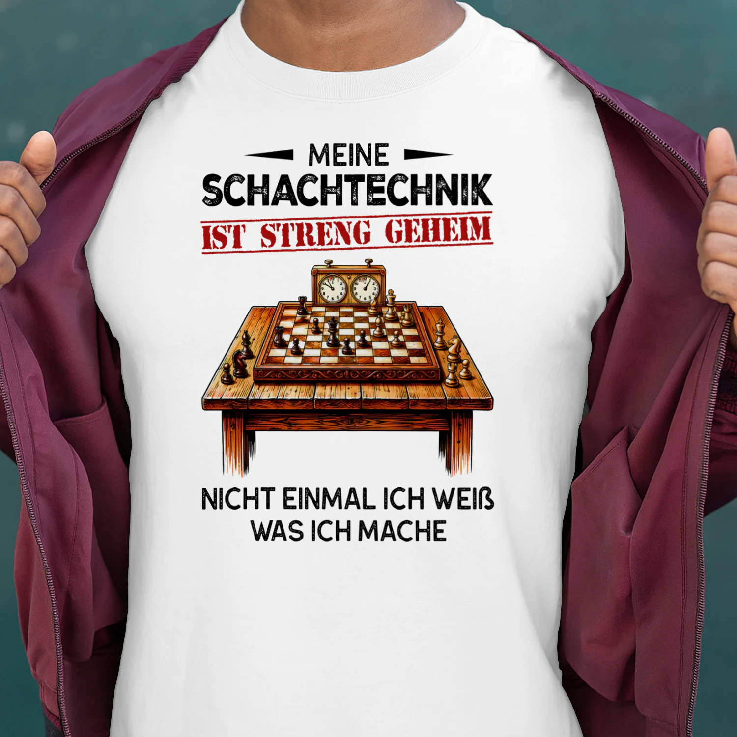 DE-MEINE SCHACHTECHNIK IST STRENG GEHEIM. NICHT EINMAL ICH WEIB WAS ICH MACHE