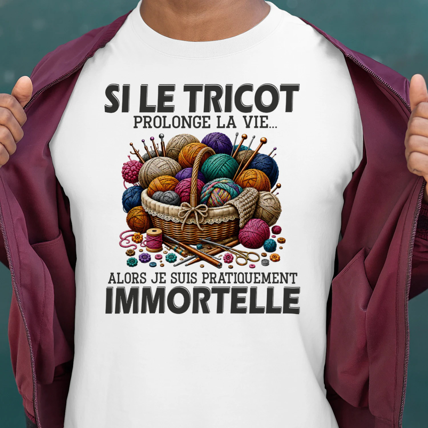 FR-If knitting prolongs life then I am practically immortal