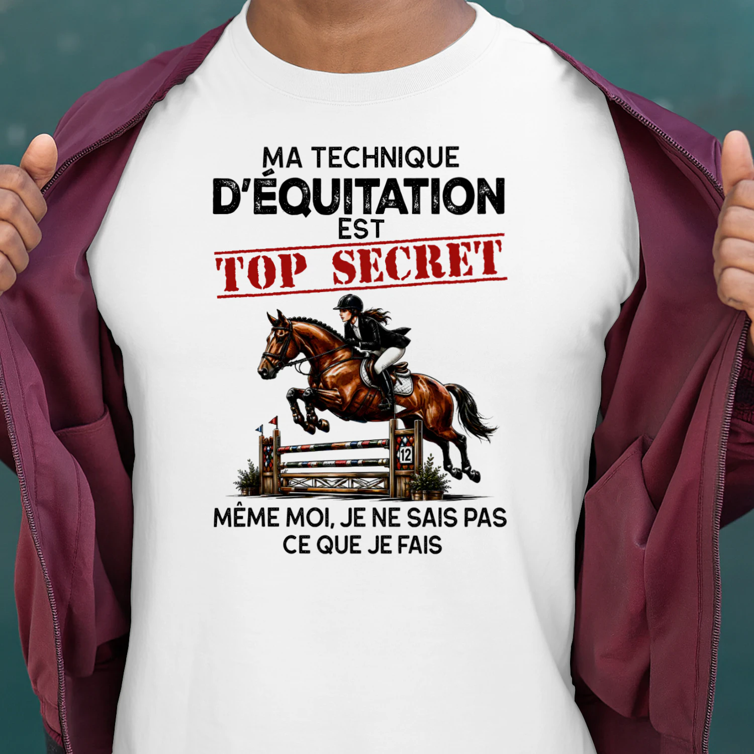 FR-My horse riding technique is top secret, even I don't know what I am doing