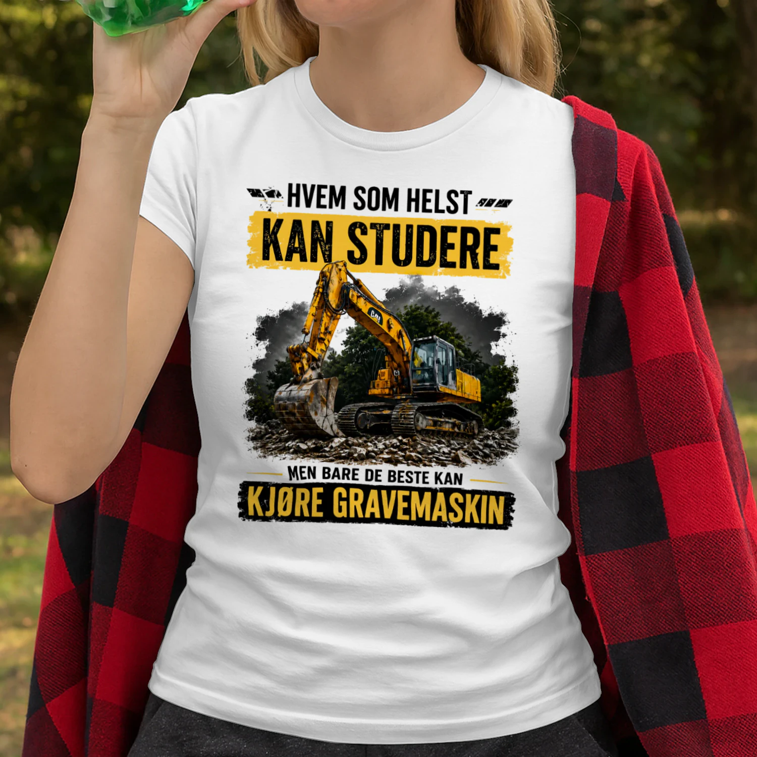 NO-Anyone can study, but only the best can drive an excavator