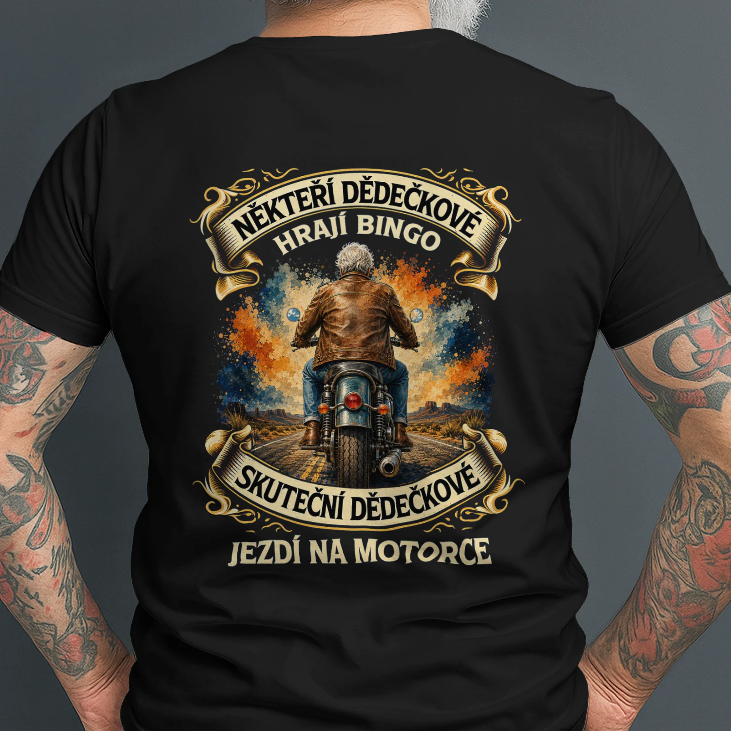 CZ-Some grandpas play bingo. Real grandpas ride motorcycles