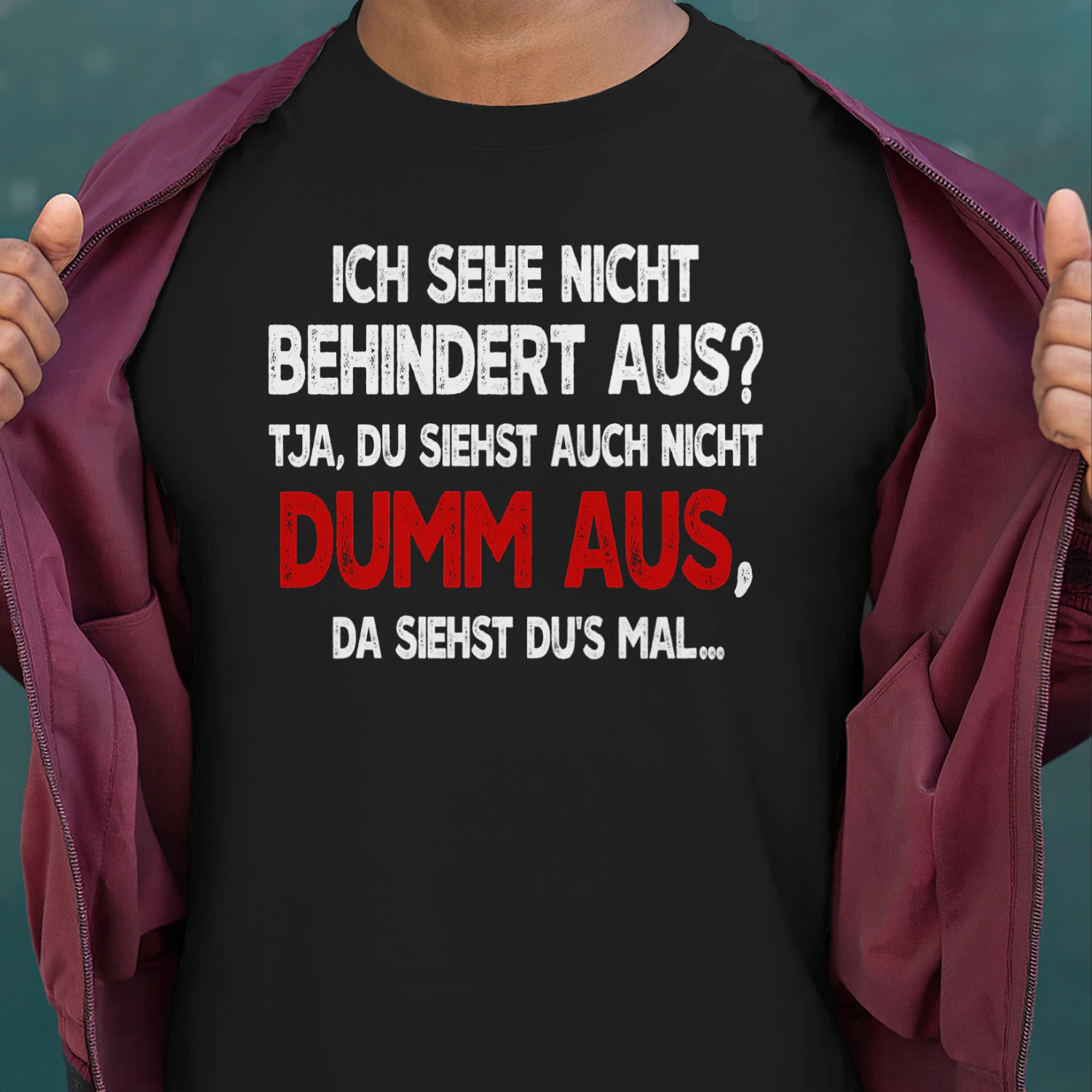 DE-Ich sehe nicht behindert aus