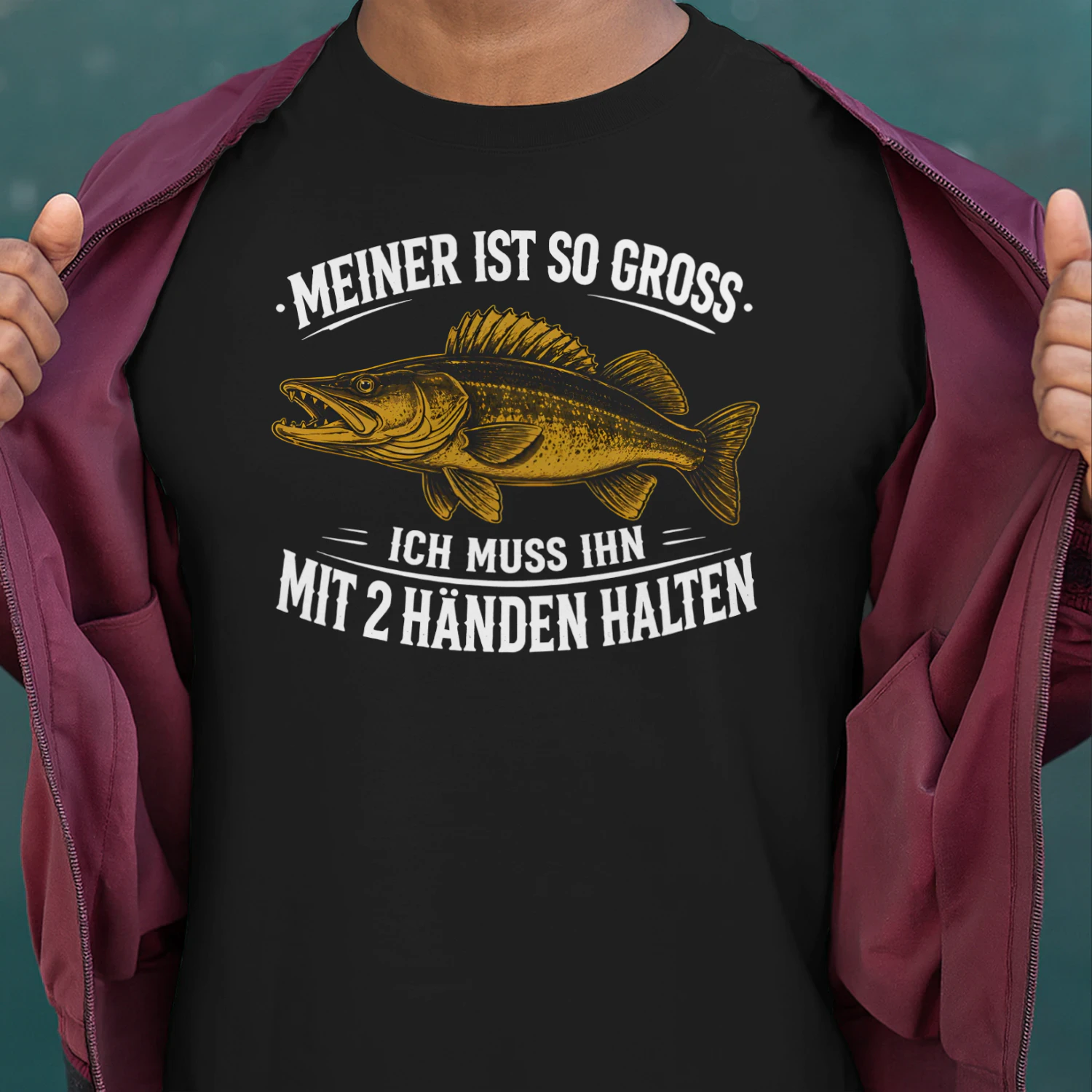 DE-MEINER IST SO GROSS. ICH MUSS IHN MIT 2 HÄNDEN HALTEN