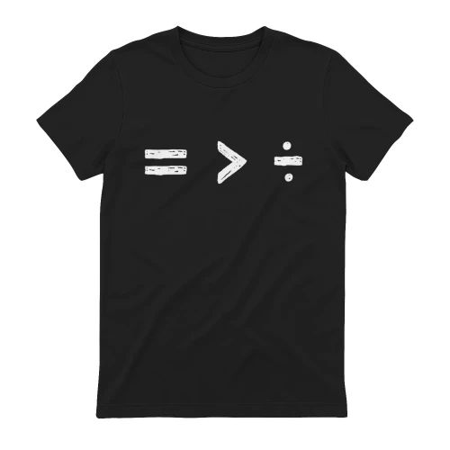 Greater Than Division Tee