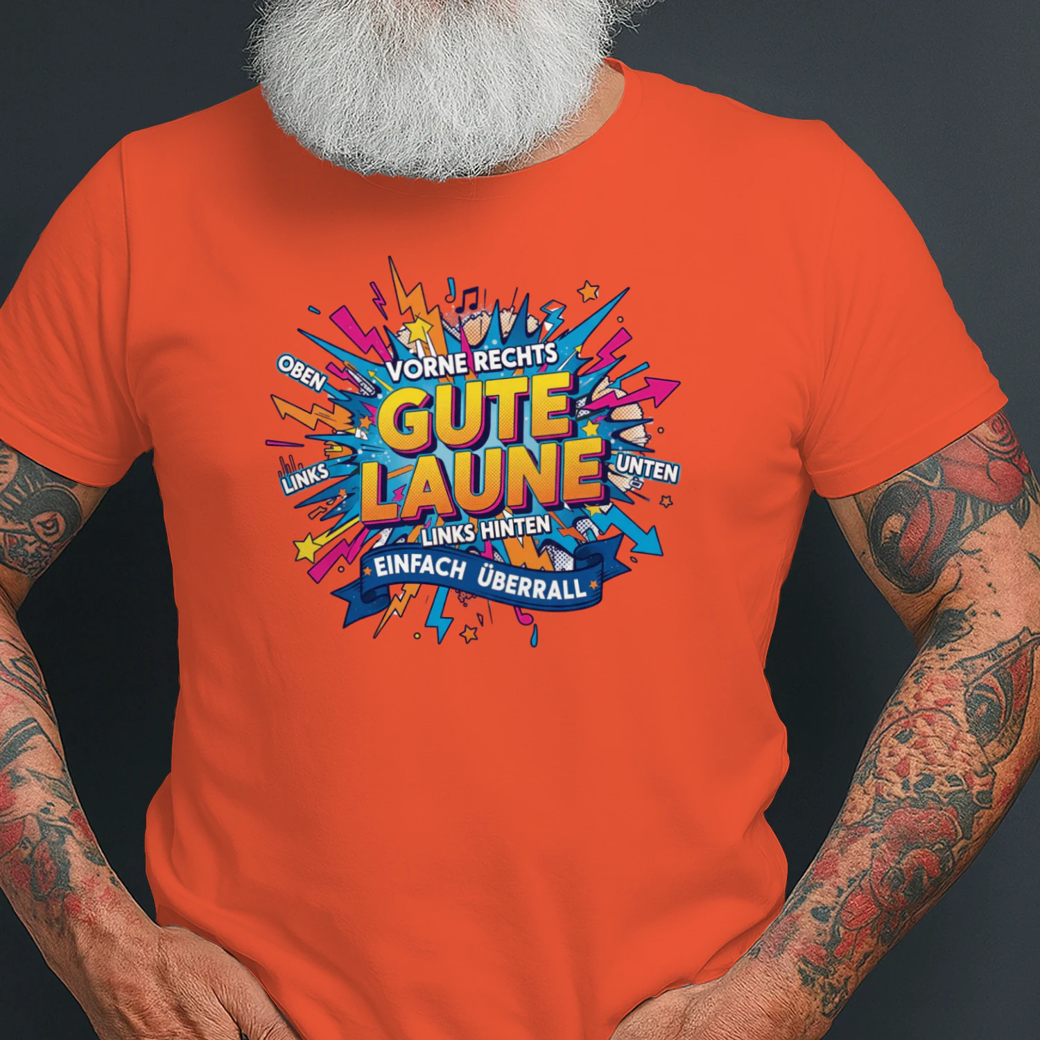 Gute Laune Oben Unten für Mallorca,Malle, Apres Ski Geschenk T-Shirt