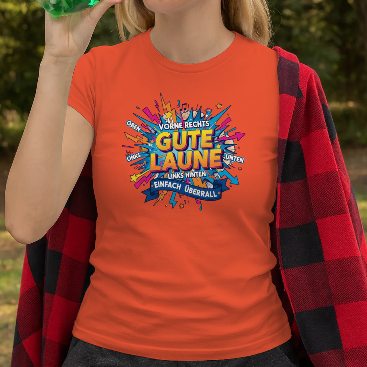 Gute Laune Oben Unten für Mallorca,Malle, Apres Ski Geschenk T-Shirt