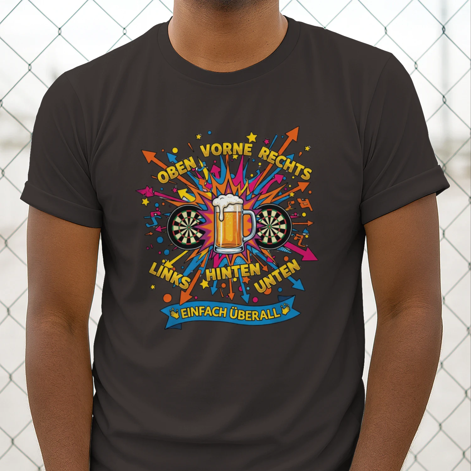 Gute Laune Oben Unten für Mallorca,Malle, Apres Ski T-Shirt