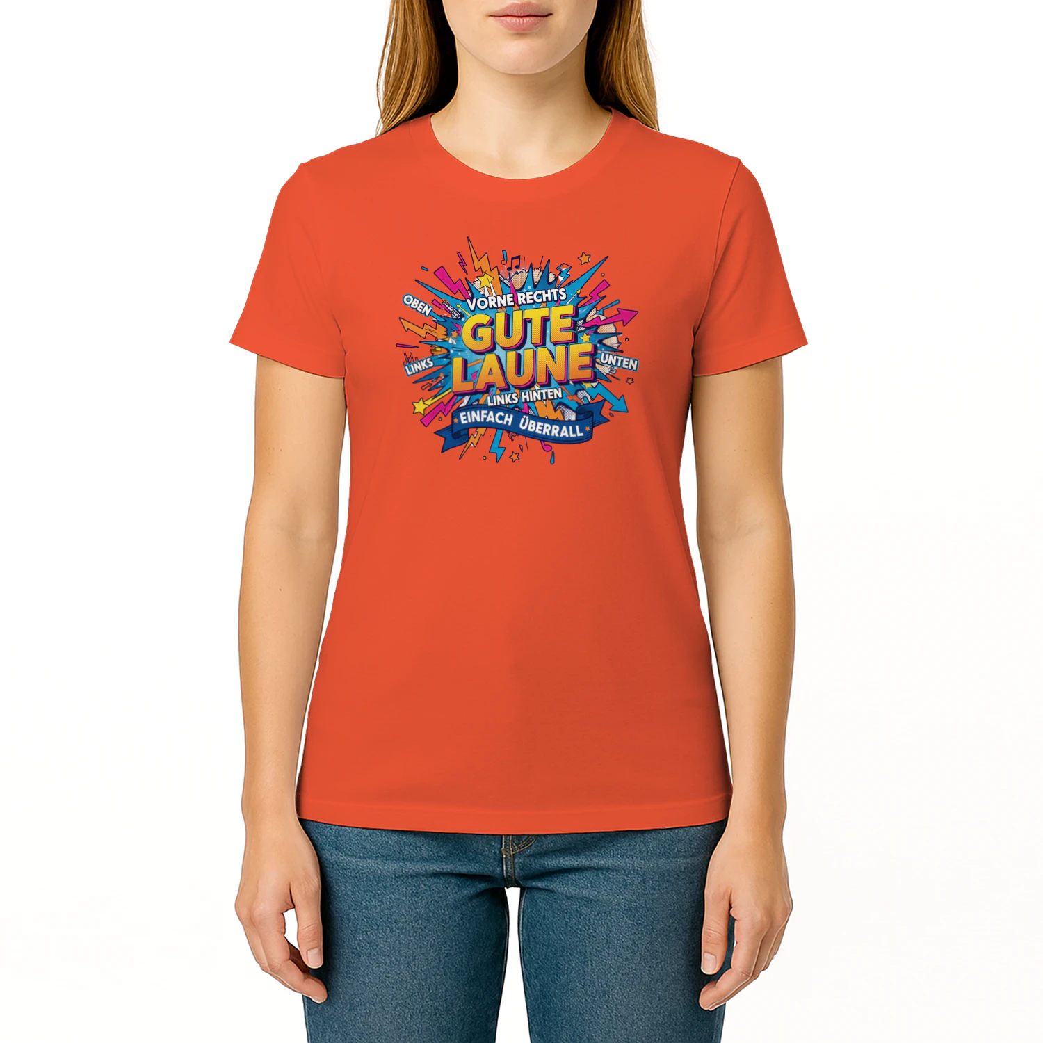 Gute Laune Oben Unten für Mallorca,Malle, Apres Ski Geschenk T-Shirt