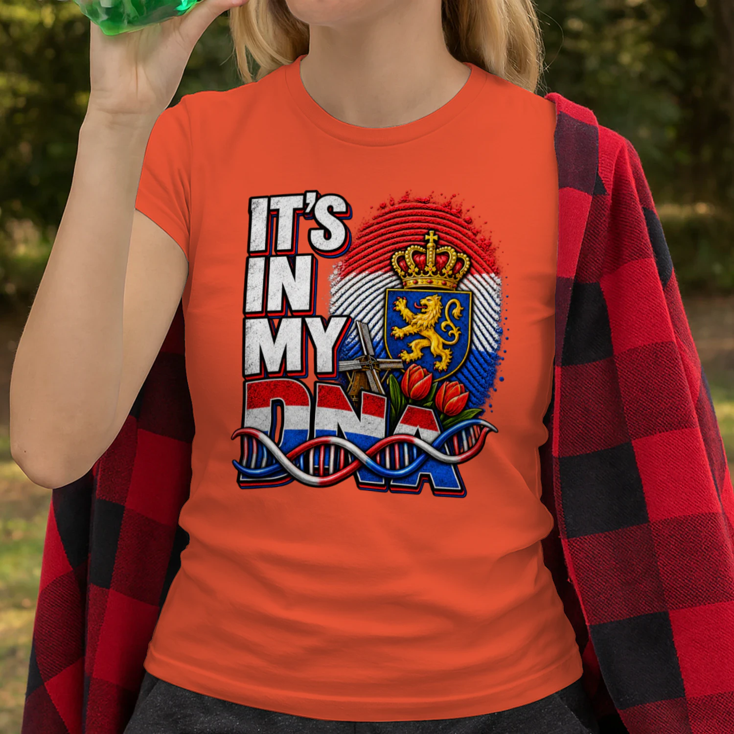 "It's in my DNA" T-shirt – Cadeau voor Nederlandse wortels, Nederlandse trots, Nederlandse afkomst, familiegeschiedenis & Nederlands erfgoed