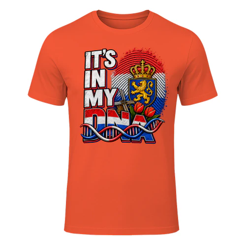 "It's in my DNA" T-shirt – Cadeau voor Nederlandse wortels, Nederlandse trots, Nederlandse afkomst, familiegeschiedenis & Nederlands erfgoed