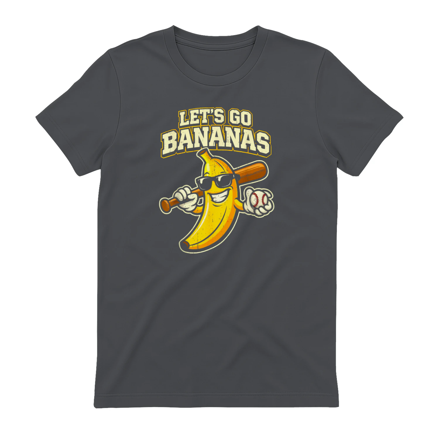 Lets Go Banana Retro Boys Kids Men Youth Teen 