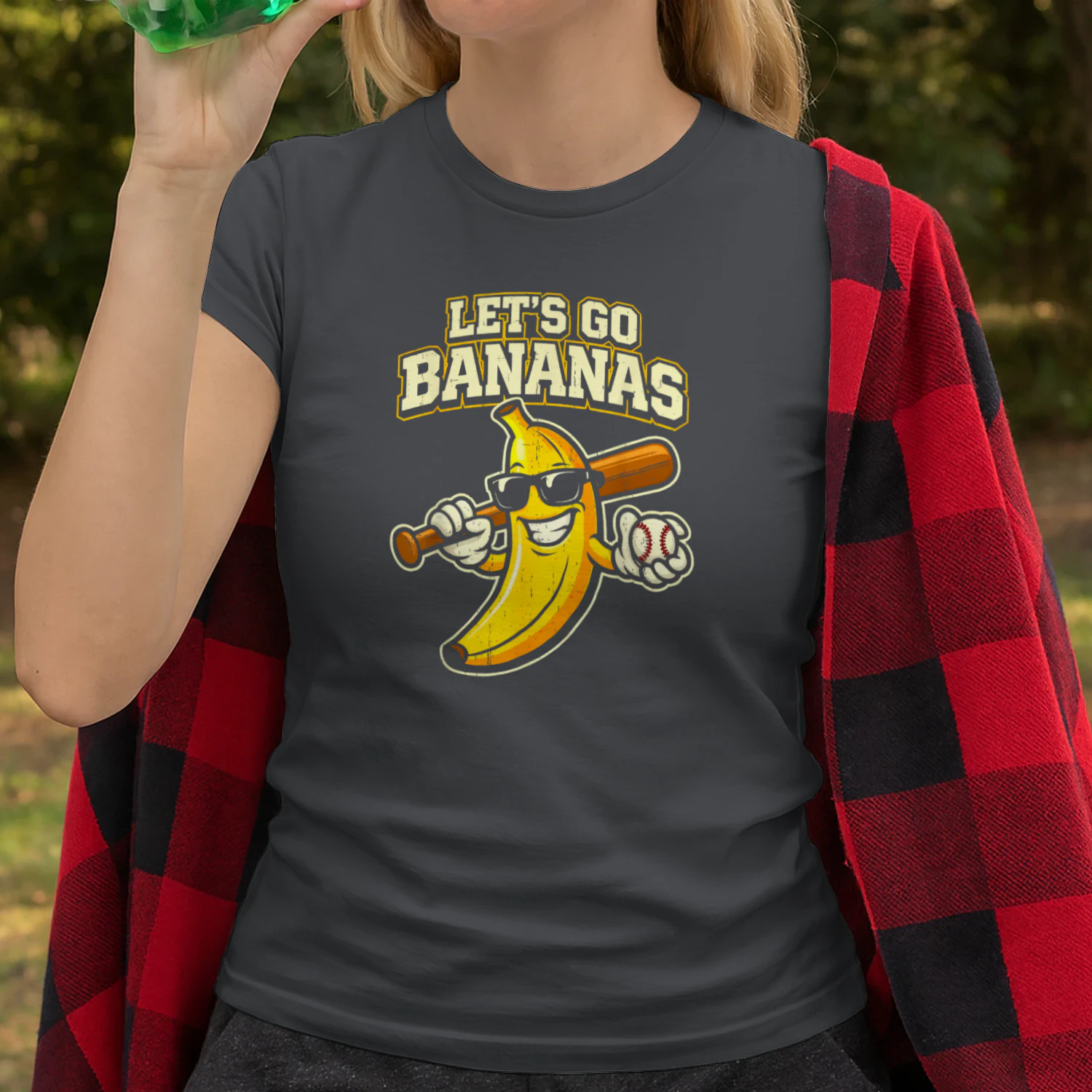 Lets Go Banana Retro Boys Kids Men Youth Teen 