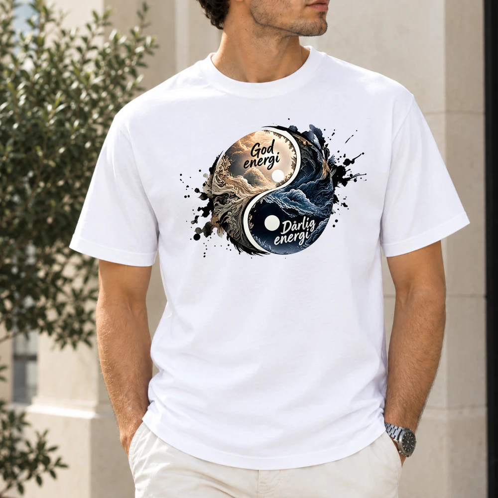 God & Dårlig Energi T-Shirt - Eksklusiv Begrænset Udgave