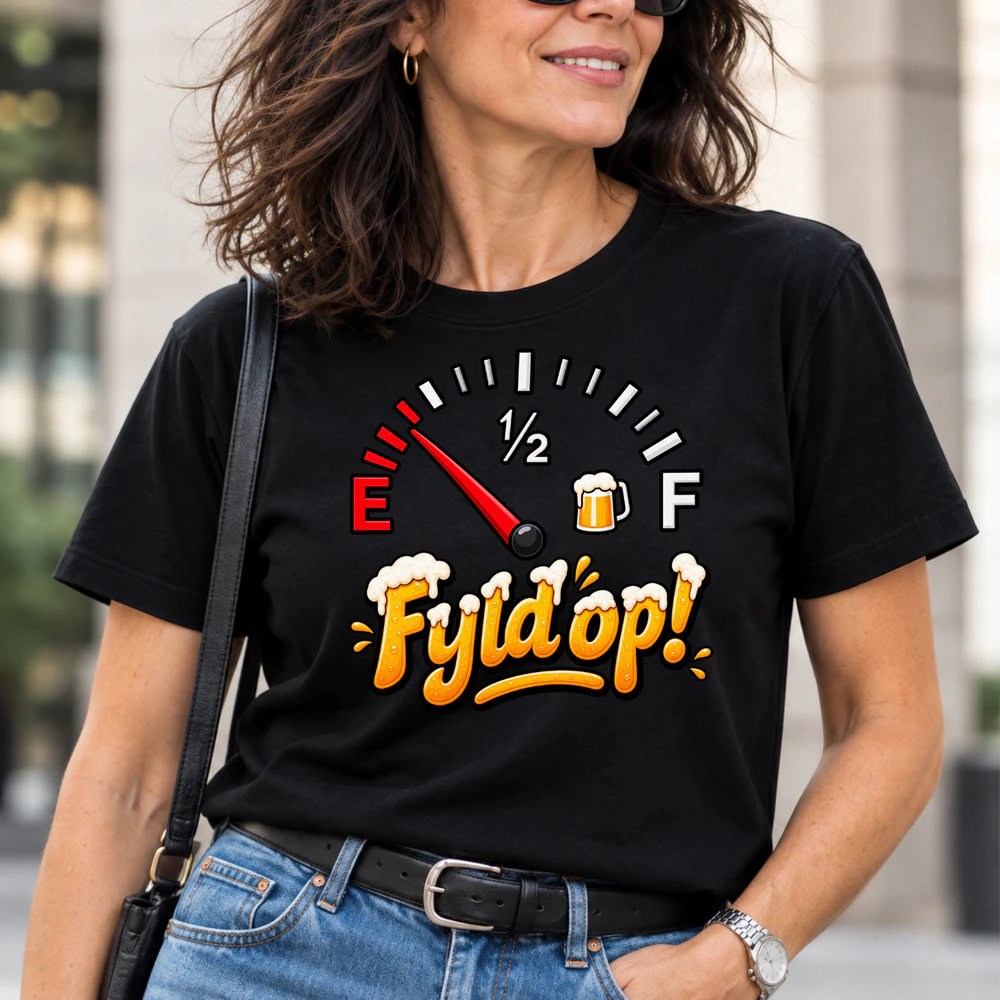 Fyld op! Øl T-Shirt - Eksklusiv Begrænset Udgave