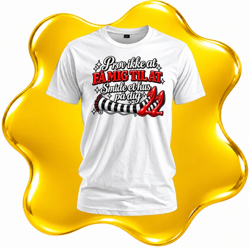 Sjov dame T-shirt