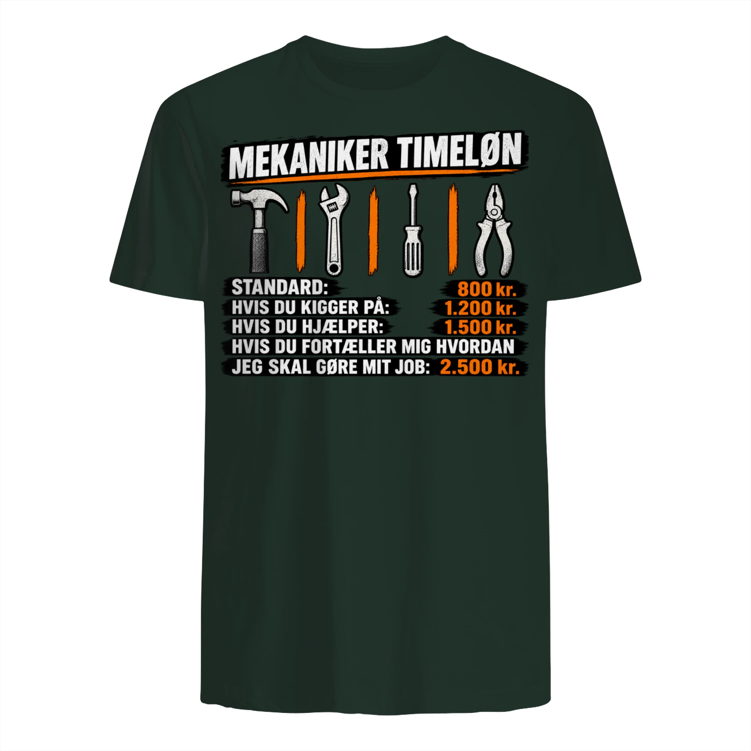Mekaniker Timeløn T-Shirt - Begrænset udgave
