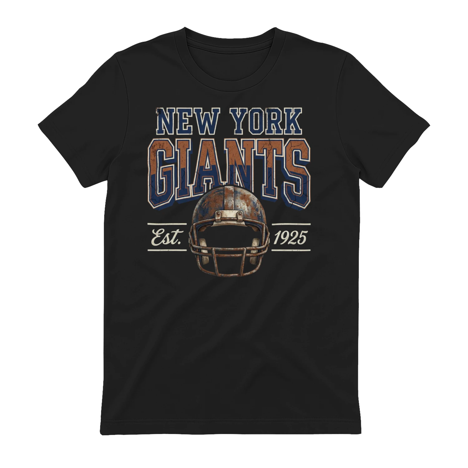  New York FootbaMen's New York Football Fan T-Shirt Big Blue Game Day Graphic Tee 🏈 Show Your Team Spiritll Fan