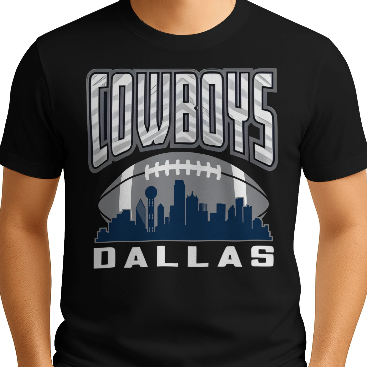 Men's City Pride Football Fan T-Shirt Game Day Varsity Graphic Tee 🏈 Show Your Team Spirit, Shop Today!