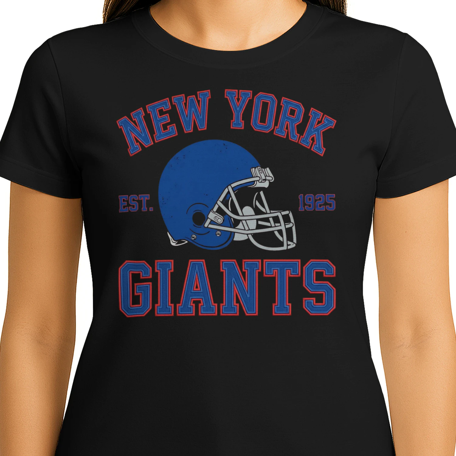funny New York Football Fan T-Shirt Big Blue Game Day Graphic Tee 🏈 Show Your Team Spirit