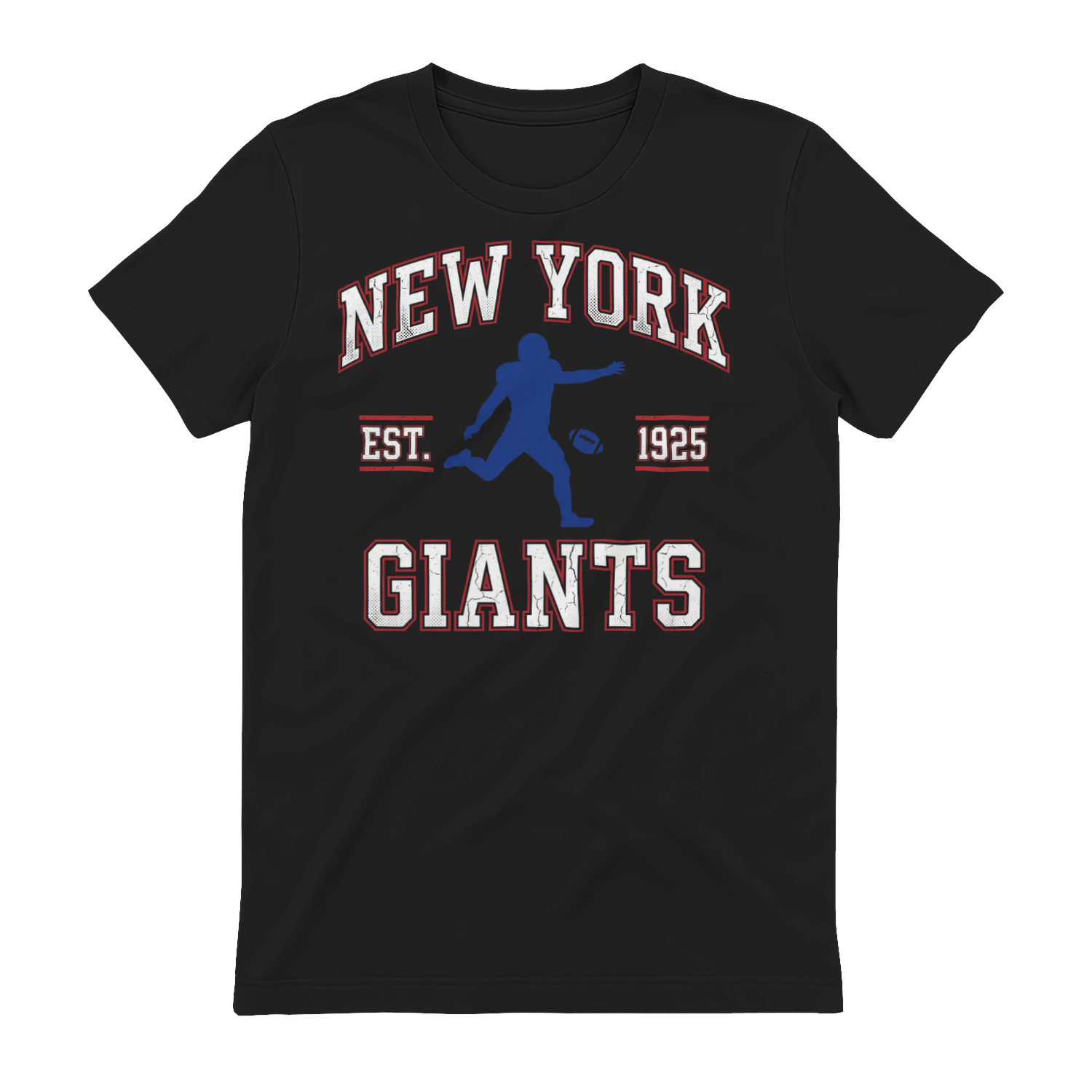 New York Football Fan T-Shirt Big Blue Game Day Graphic Tee 🏈 Show Your Team Spirit