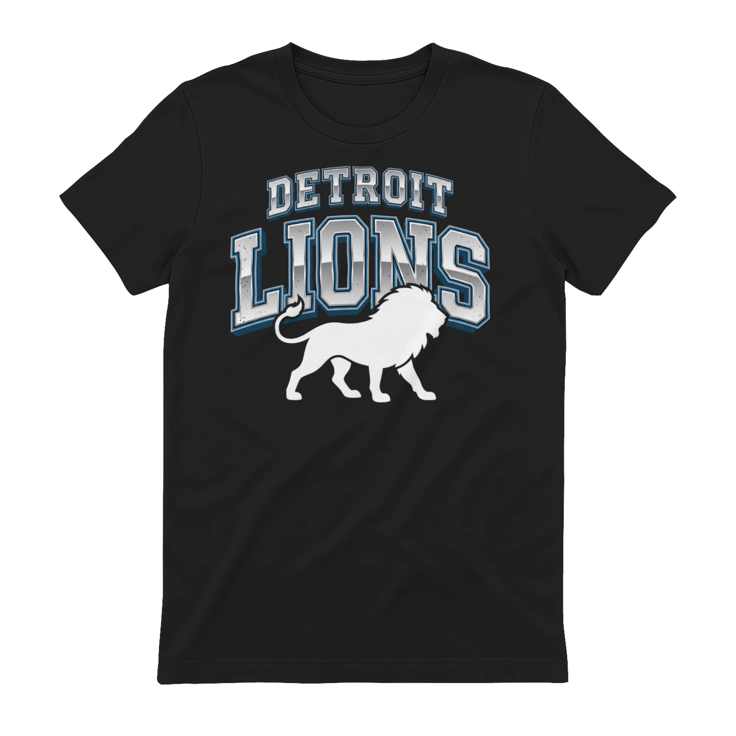  Detroit Football Fan T-Shirt Honolulu Blue Game Day Graphic Tee 🏈 Show Your City Pride
