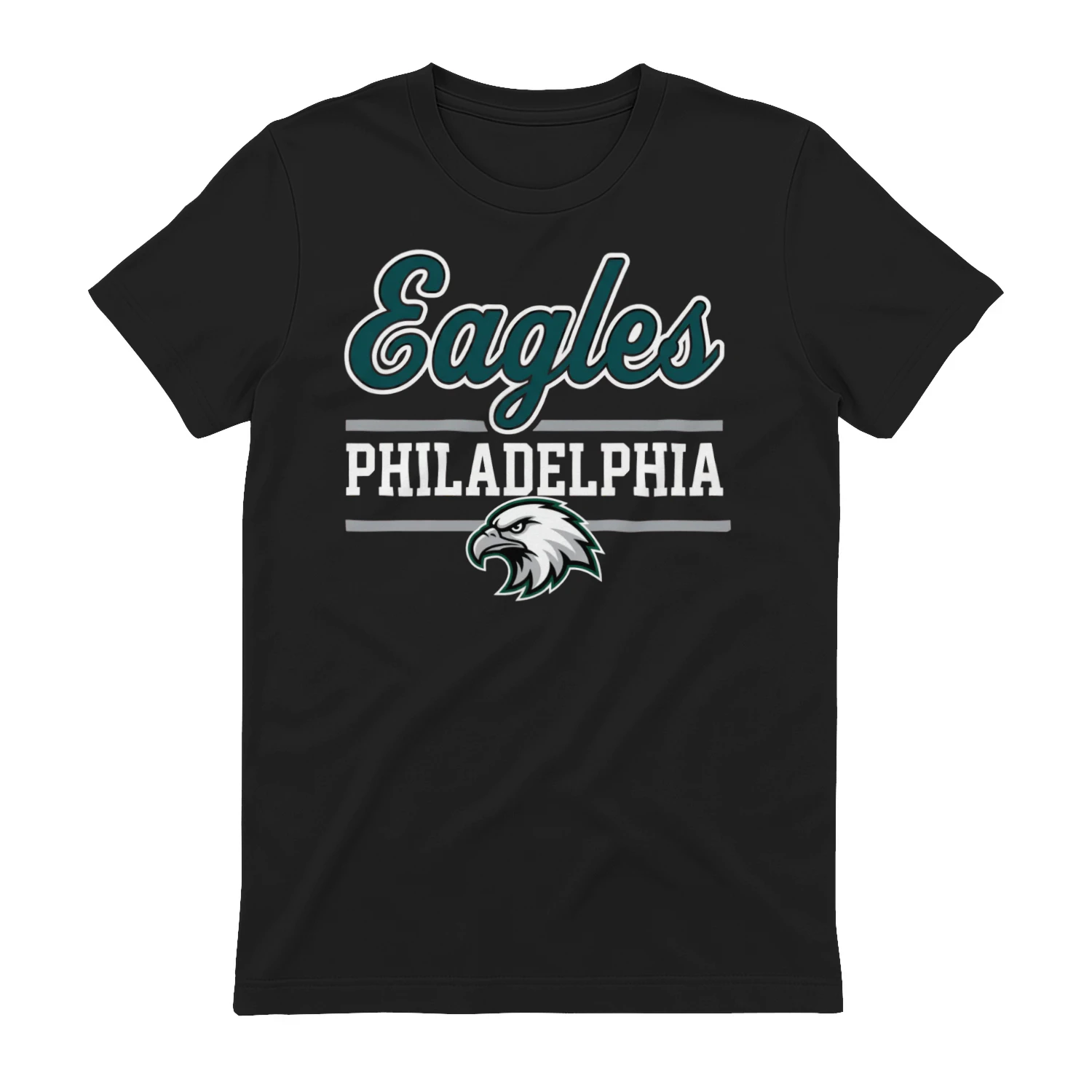 Philadelphia Football Fan T-Shirt Midnight Green Game Day Graphic Tee 🏈 Show Your City Spirit