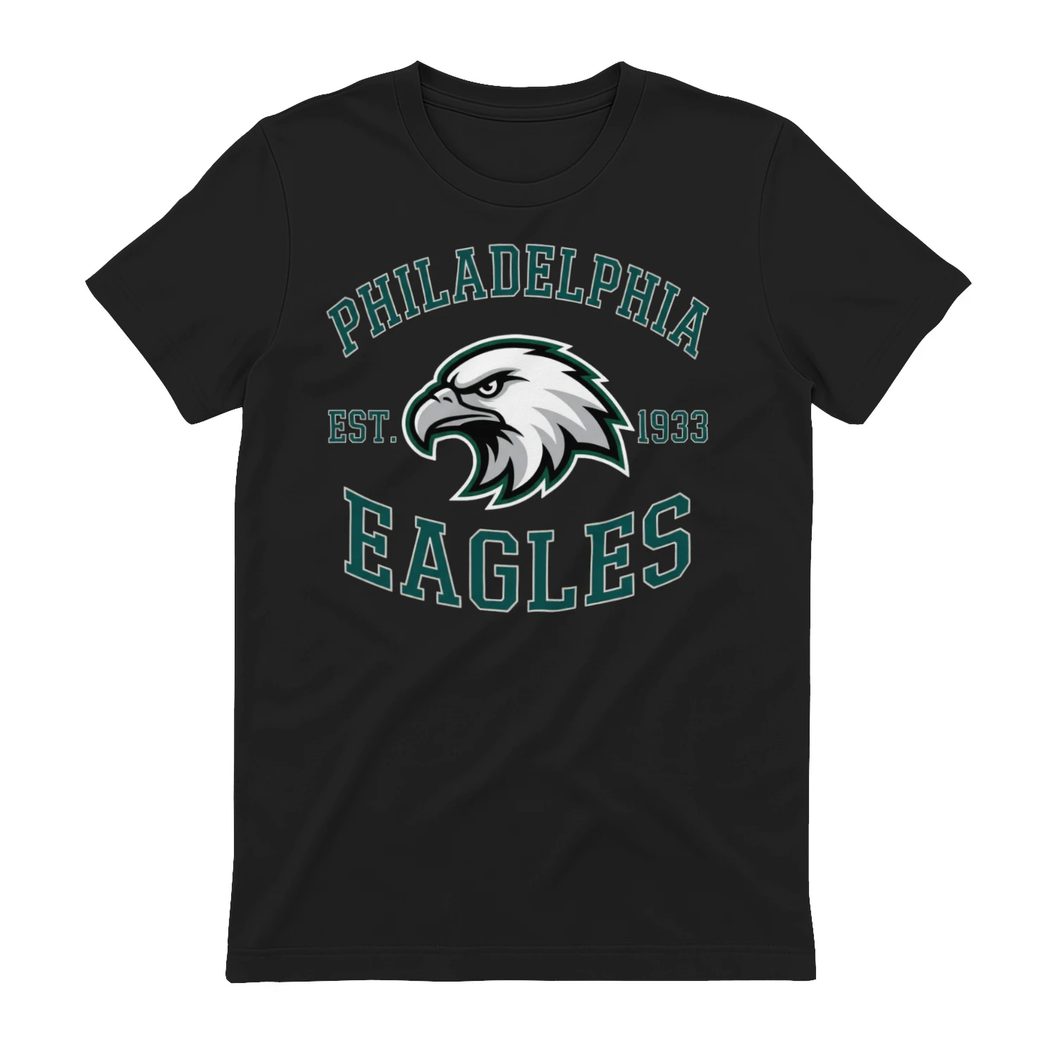 Philadelphia Football Fan T-Shirt Midnight Green Game Day Graphic Tee 🏈 Show Your City Spirit