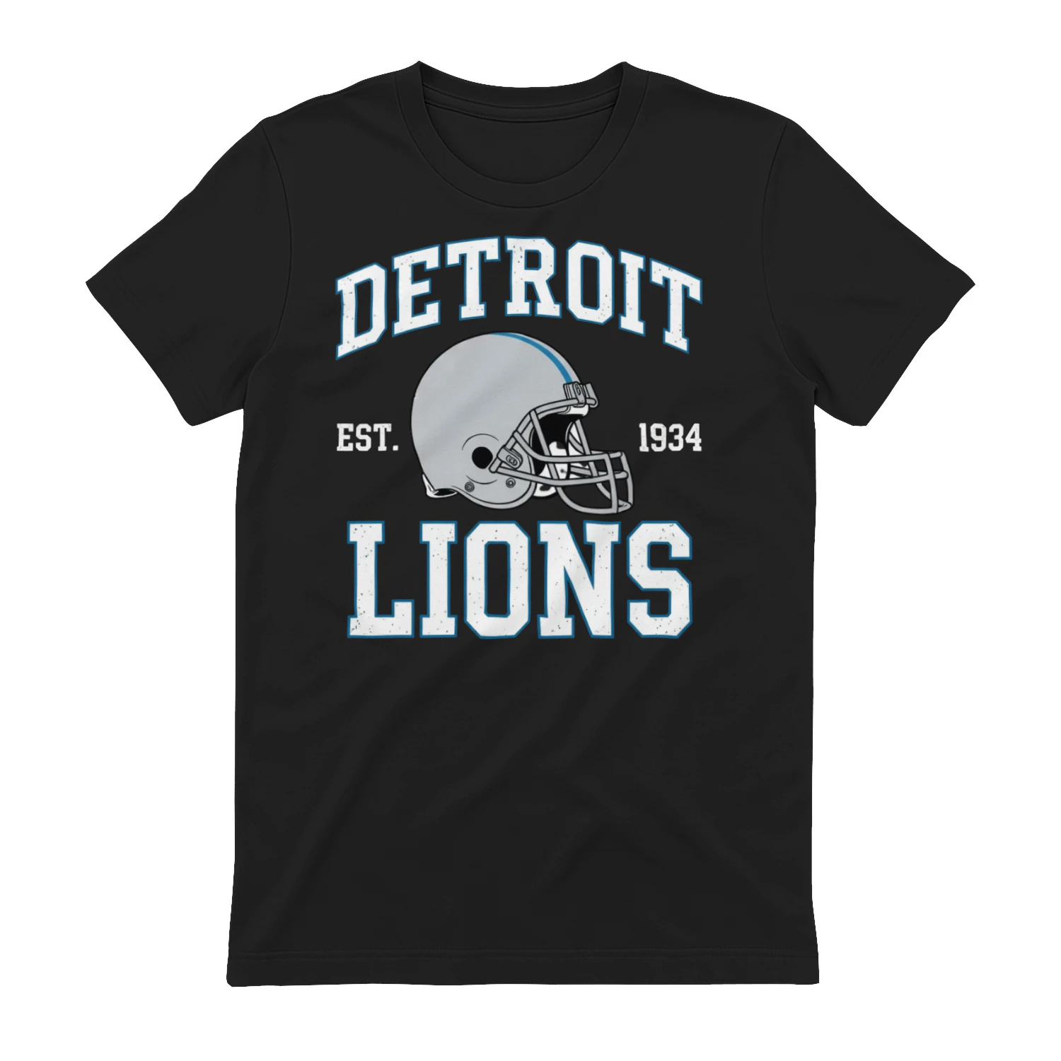  Detroit Football Fan T-Shirt Honolulu Blue Game Day Graphic Tee 🏈 Show Your City Pride