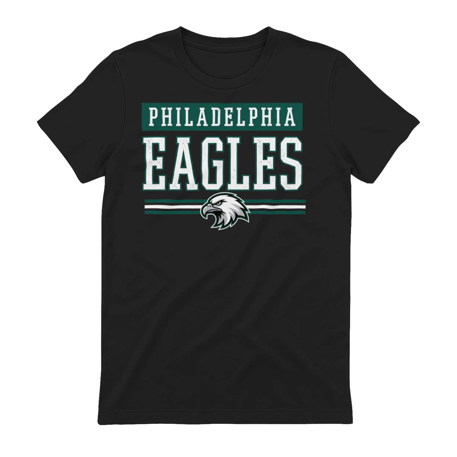  Philadelphia Football Fan T-Shirt Midnight Green Game Day Graphic Tee 🏈 Show Your City Spirit