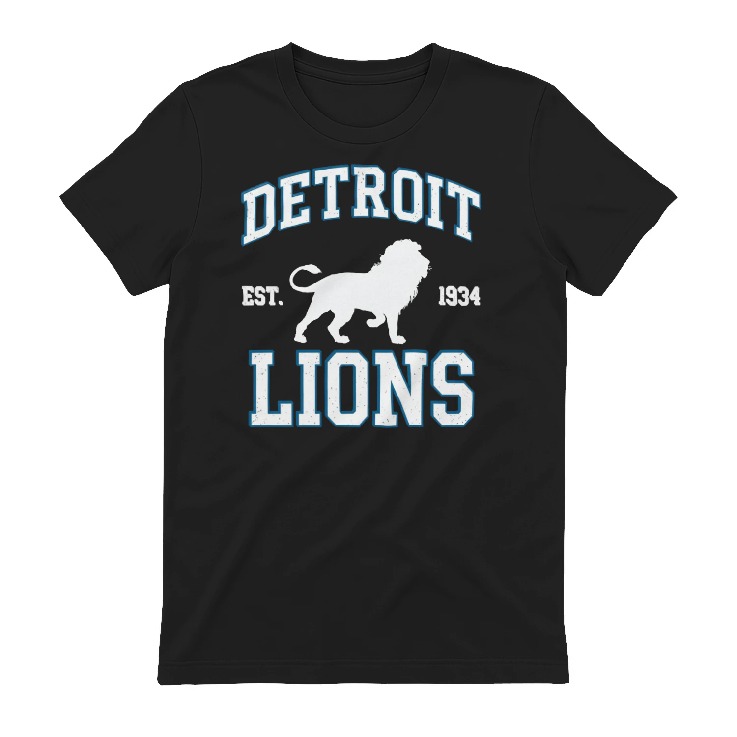  Detroit Football Fan T-Shirt Honolulu Blue Game Day Graphic Tee 🏈 Show Your City Pride