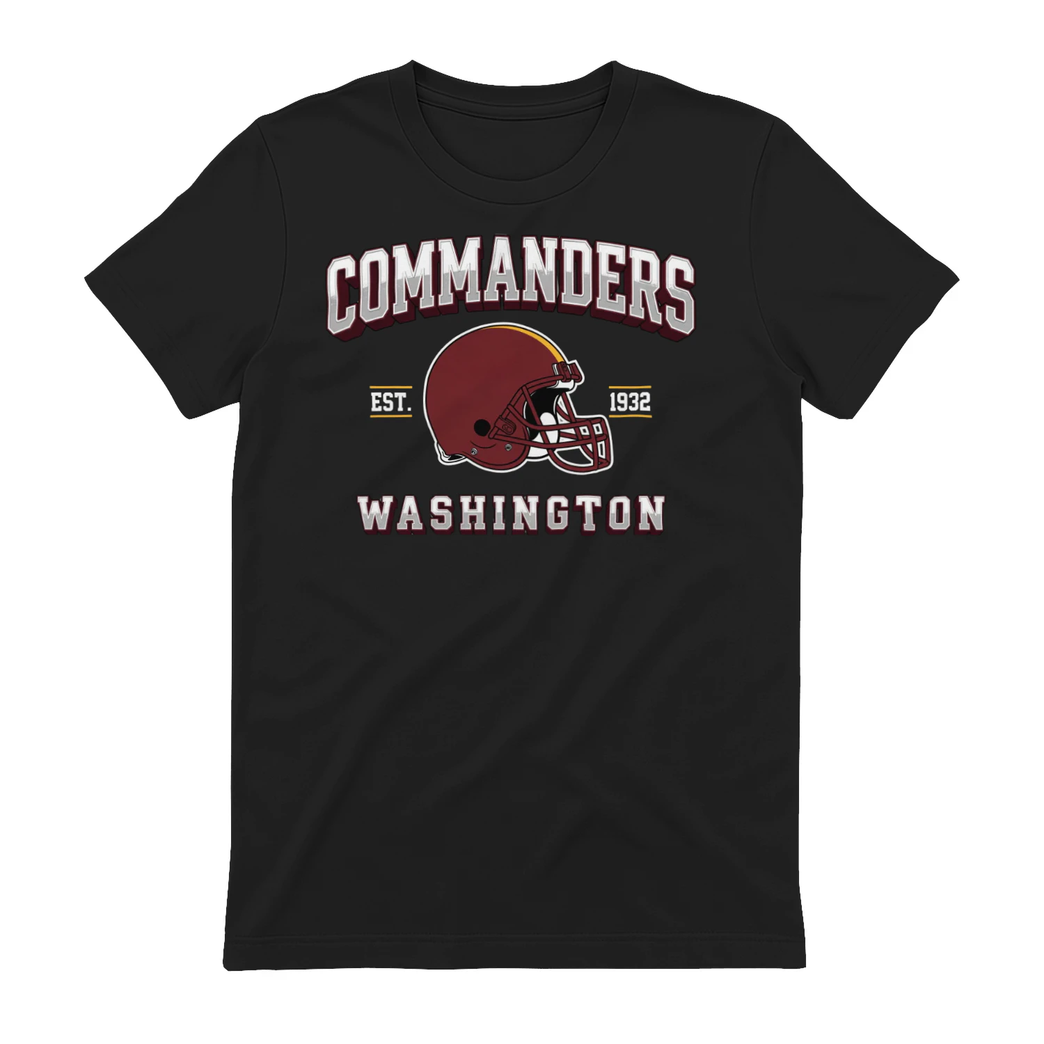 Washington Football Fan T-Shirt Burgundy & Gold Game Day Graphic Tee 🏈 Show Your City Spirit
