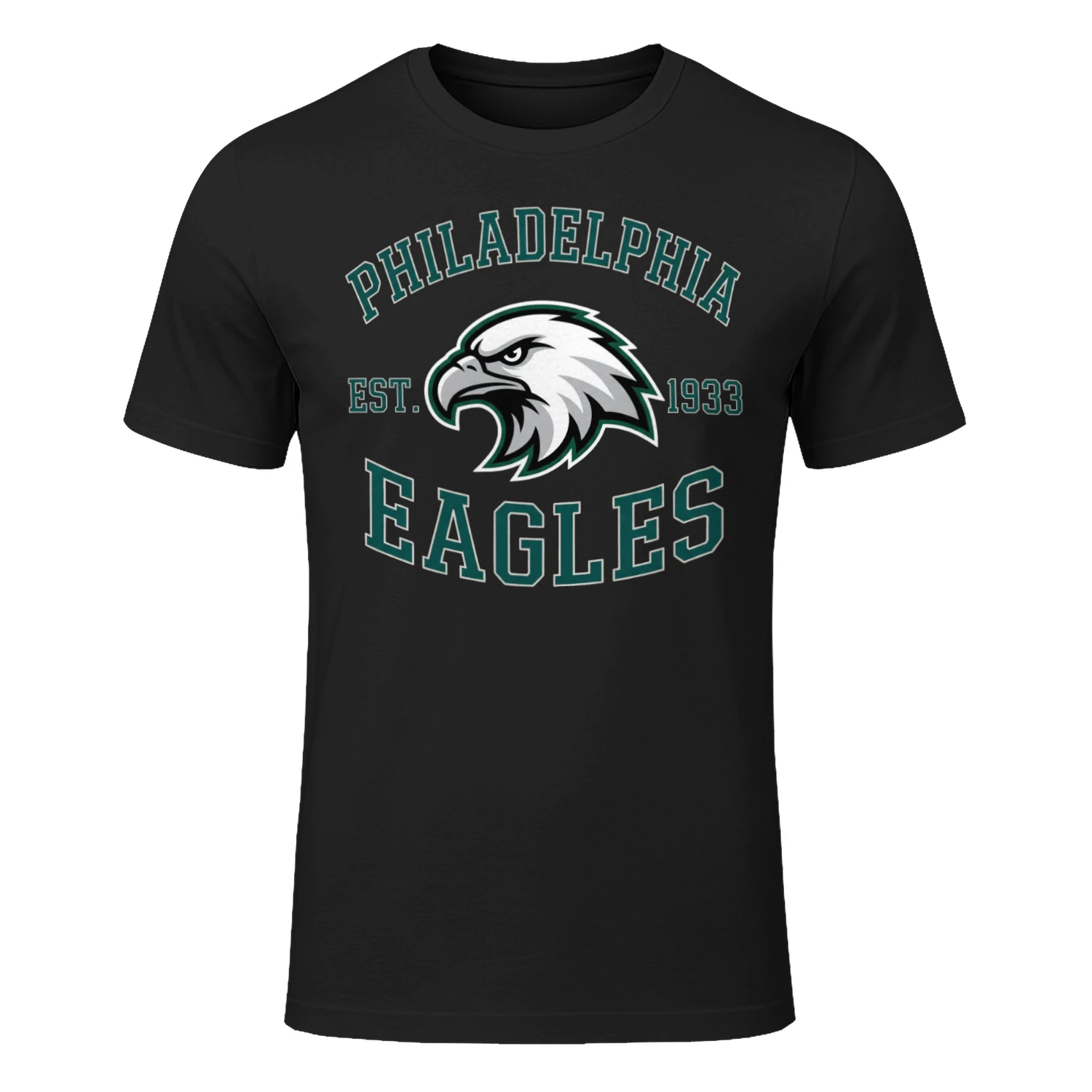 Philadelphia Football Fan T-Shirt Midnight Green Game Day Graphic Tee 🏈 Show Your City Spirit