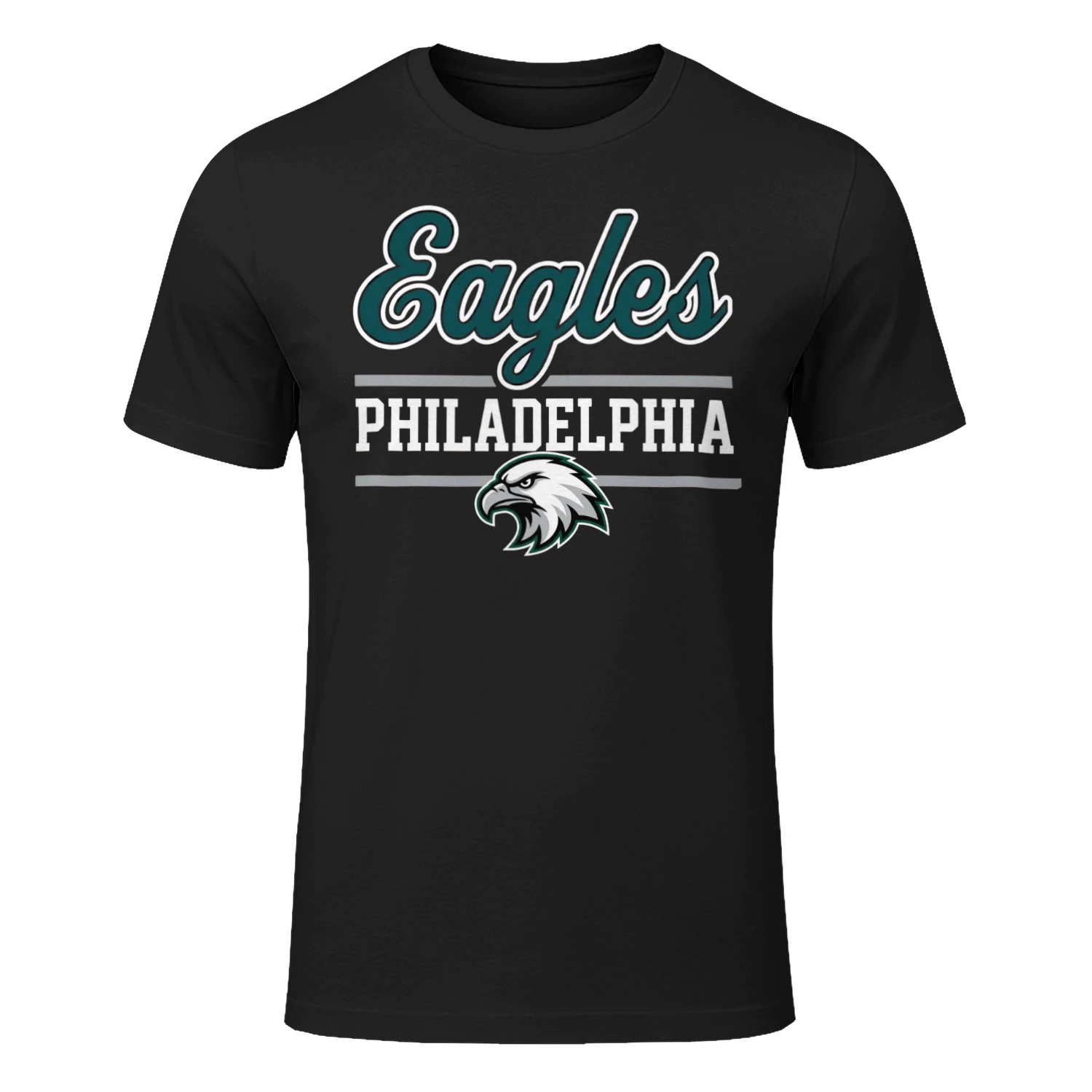 Philadelphia Football Fan T-Shirt Midnight Green Game Day Graphic Tee 🏈 Show Your City Spirit