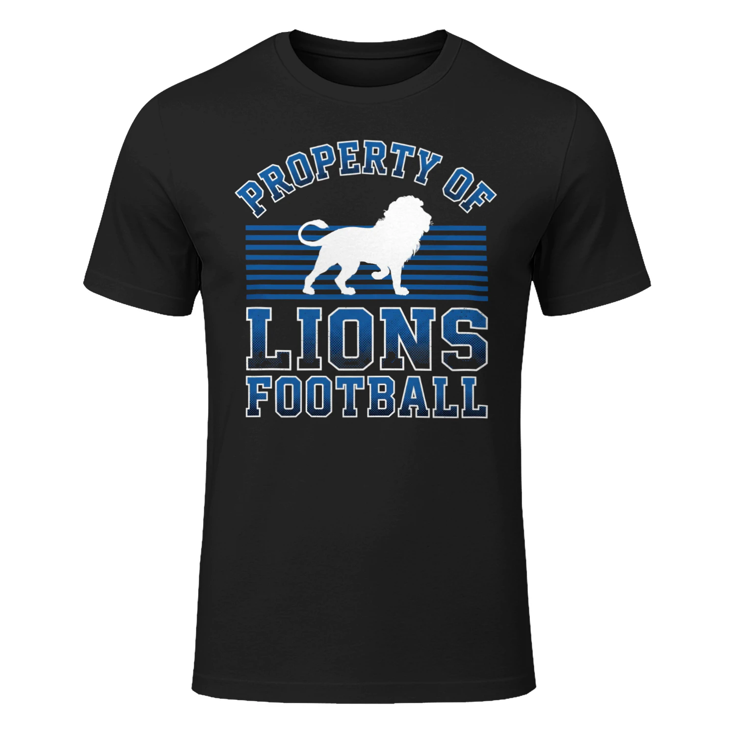  Detroit Football Fan T-Shirt Honolulu Blue Game Day Graphic Tee 🏈 Show Your City Pride