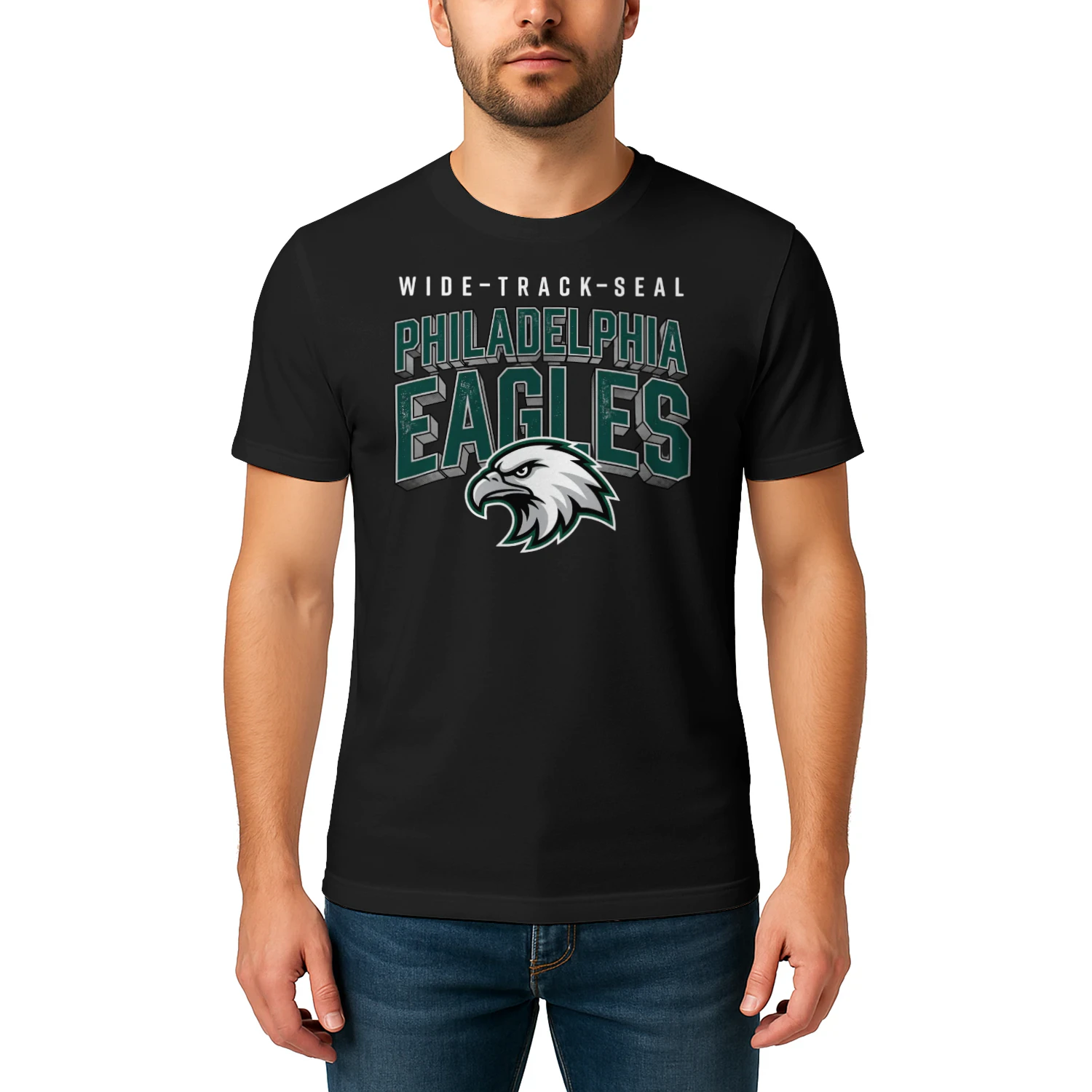  Philadelphia Football Fan T-Shirt Midnight Green Game Day Graphic Tee 🏈 Show Your City Spirit