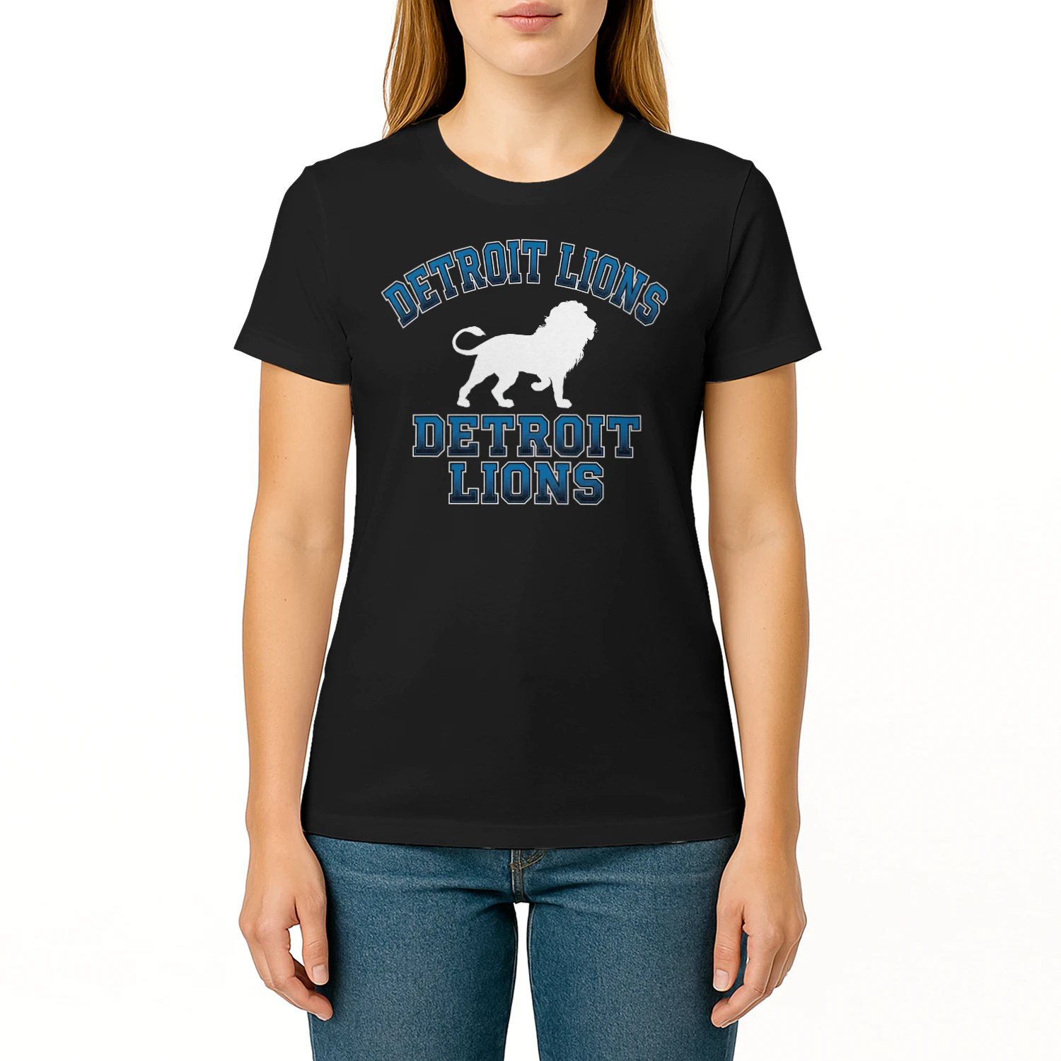 Detroit Football Fan T-Shirt Honolulu Blue Game Day Graphic Tee 🏈 Show Your City Pride