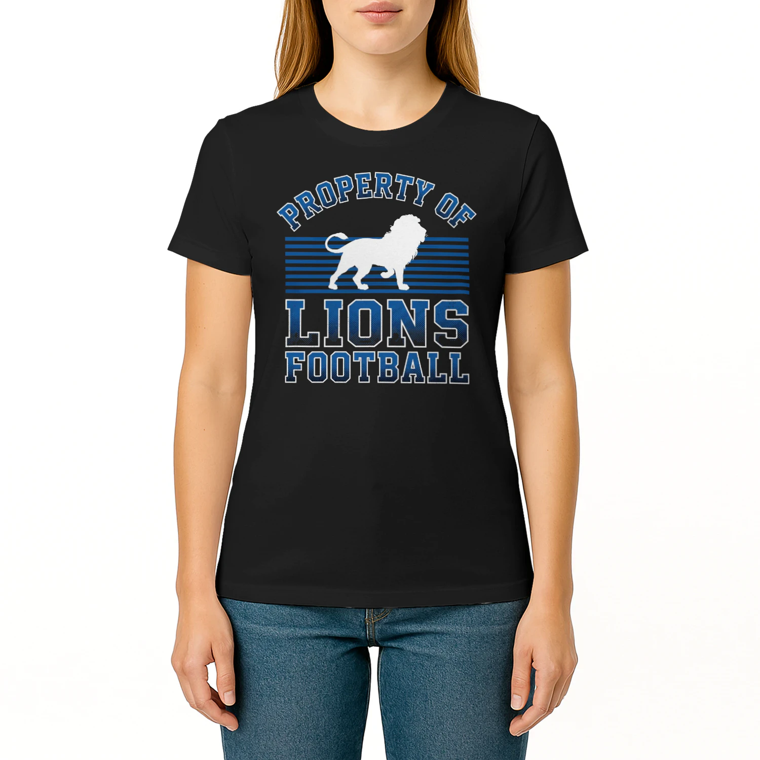  Detroit Football Fan T-Shirt Honolulu Blue Game Day Graphic Tee 🏈 Show Your City Pride