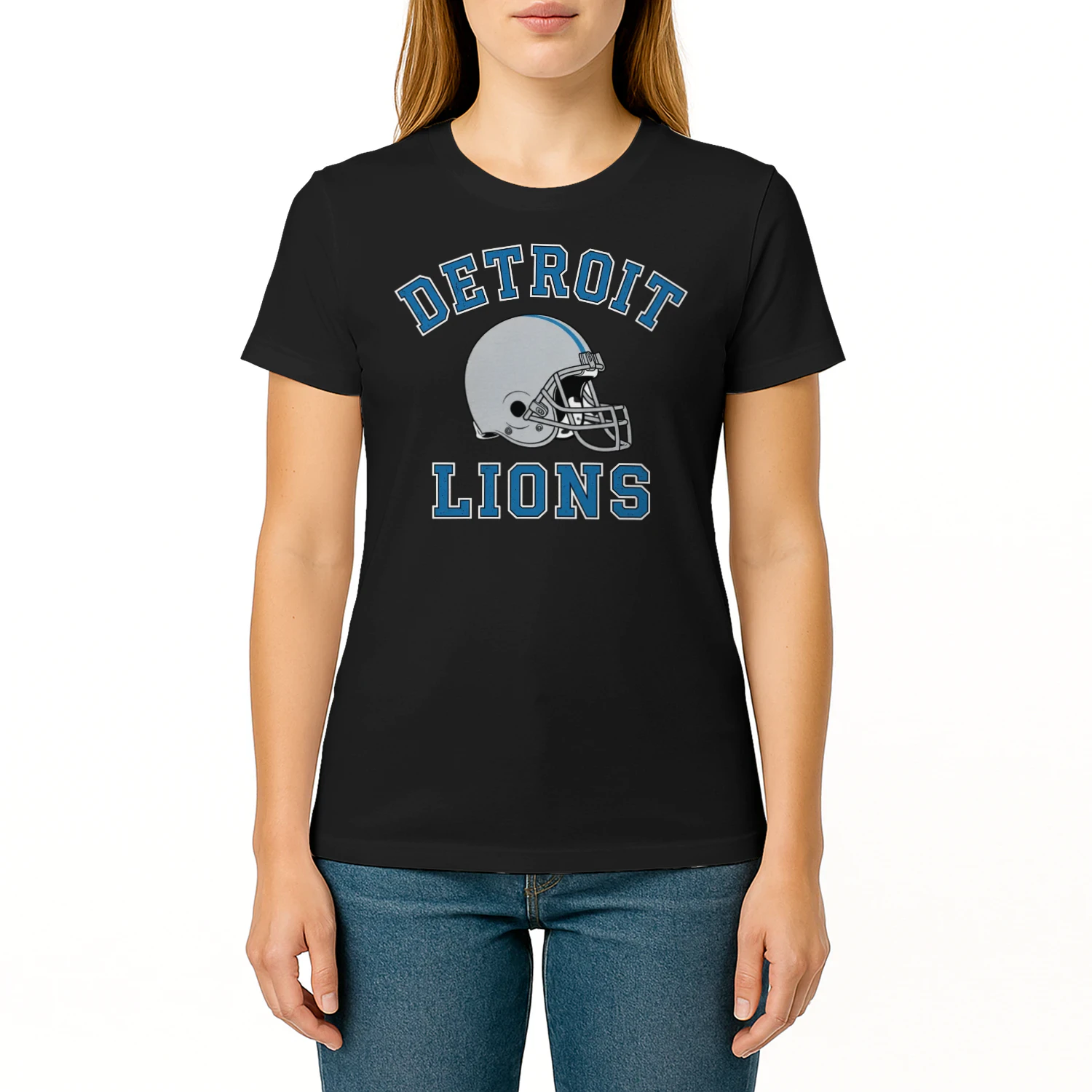  Detroit Football Fan T-Shirt Honolulu Blue Game Day Graphic Tee 🏈 Show Your City Pride