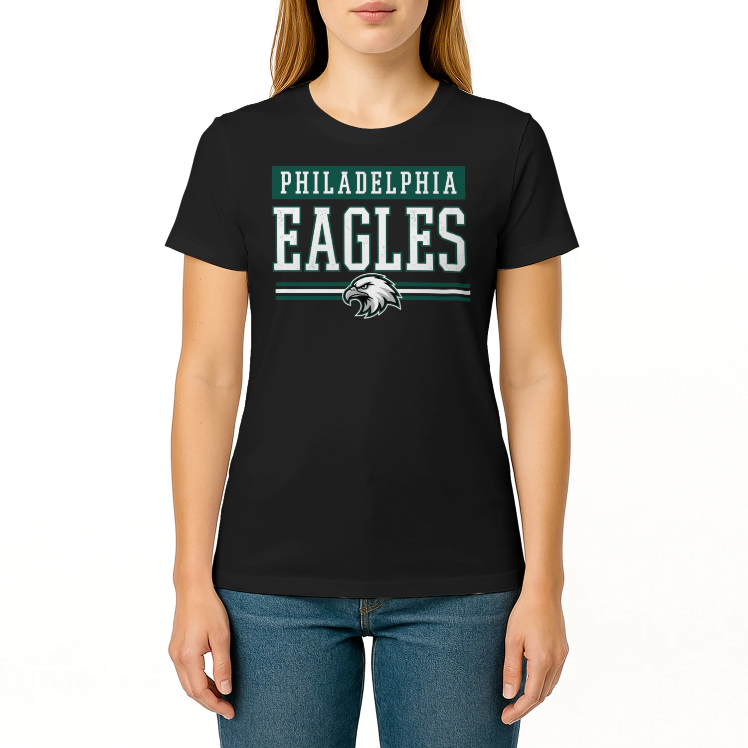  Philadelphia Football Fan T-Shirt Midnight Green Game Day Graphic Tee 🏈 Show Your City Spirit