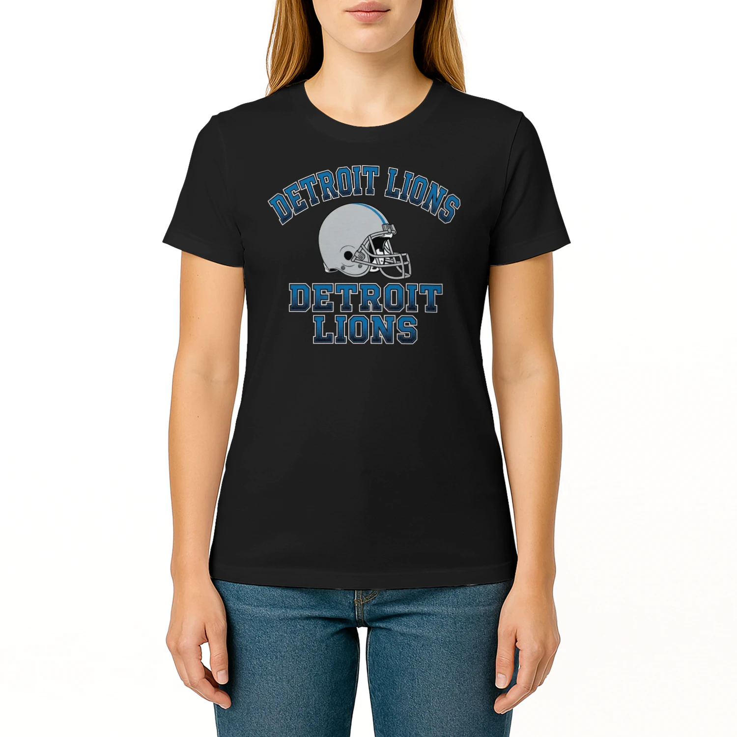  Detroit Football Fan T-Shirt Honolulu Blue Game Day Graphic Tee 🏈 Show Your City Pride