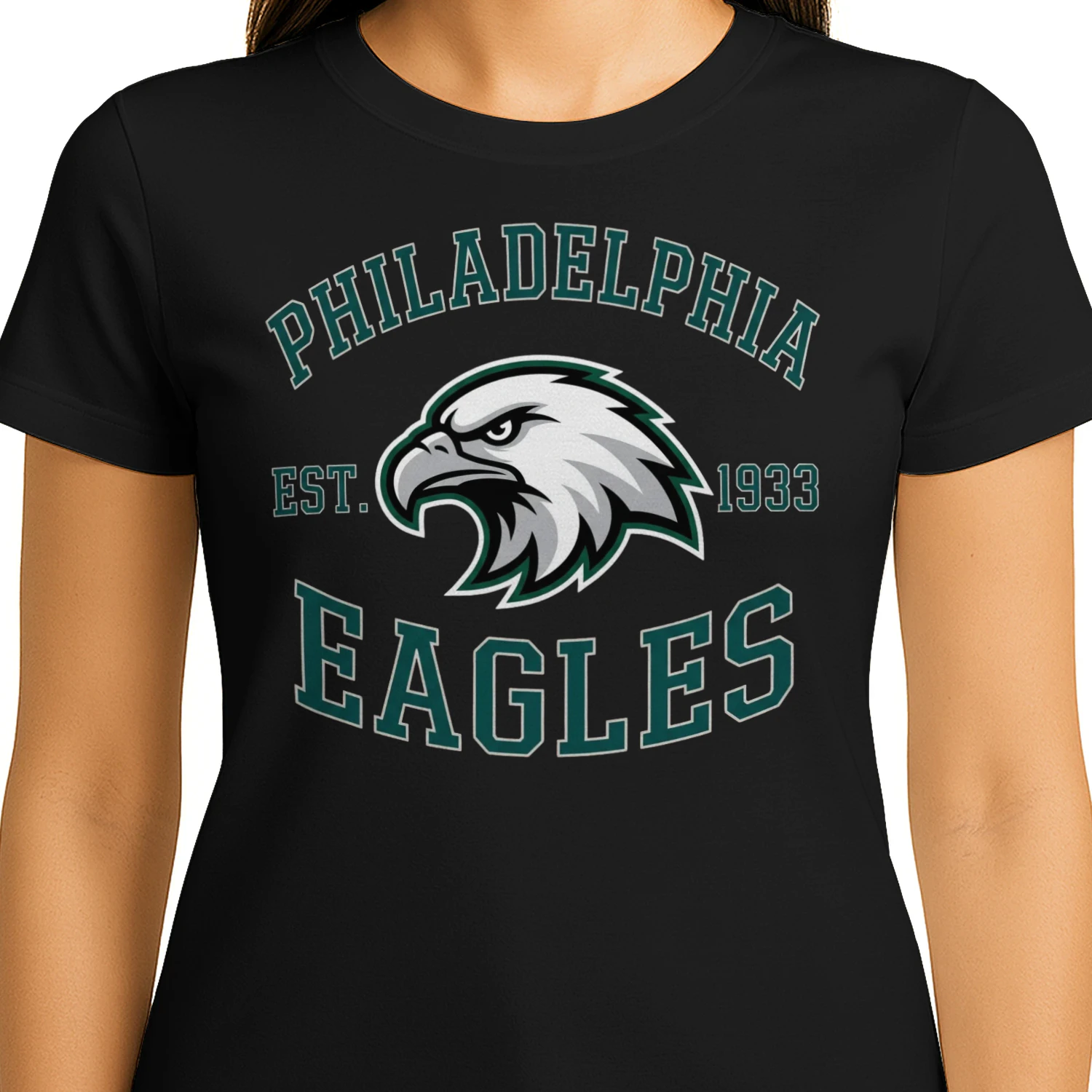 Philadelphia Football Fan T-Shirt Midnight Green Game Day Graphic Tee 🏈 Show Your City Spirit
