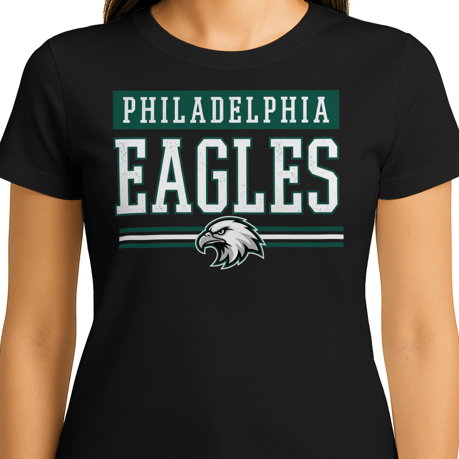  Philadelphia Football Fan T-Shirt Midnight Green Game Day Graphic Tee 🏈 Show Your City Spirit